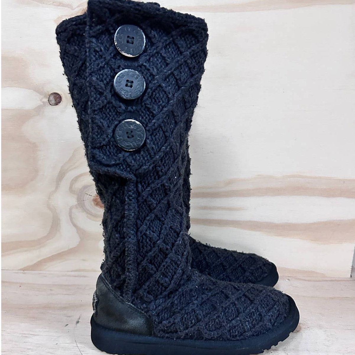 Ugg UGG Australia - Lattice Cardy - Boots - Black - Women's - 6 Size US 6 / IT 36 - 1 Thumbnail