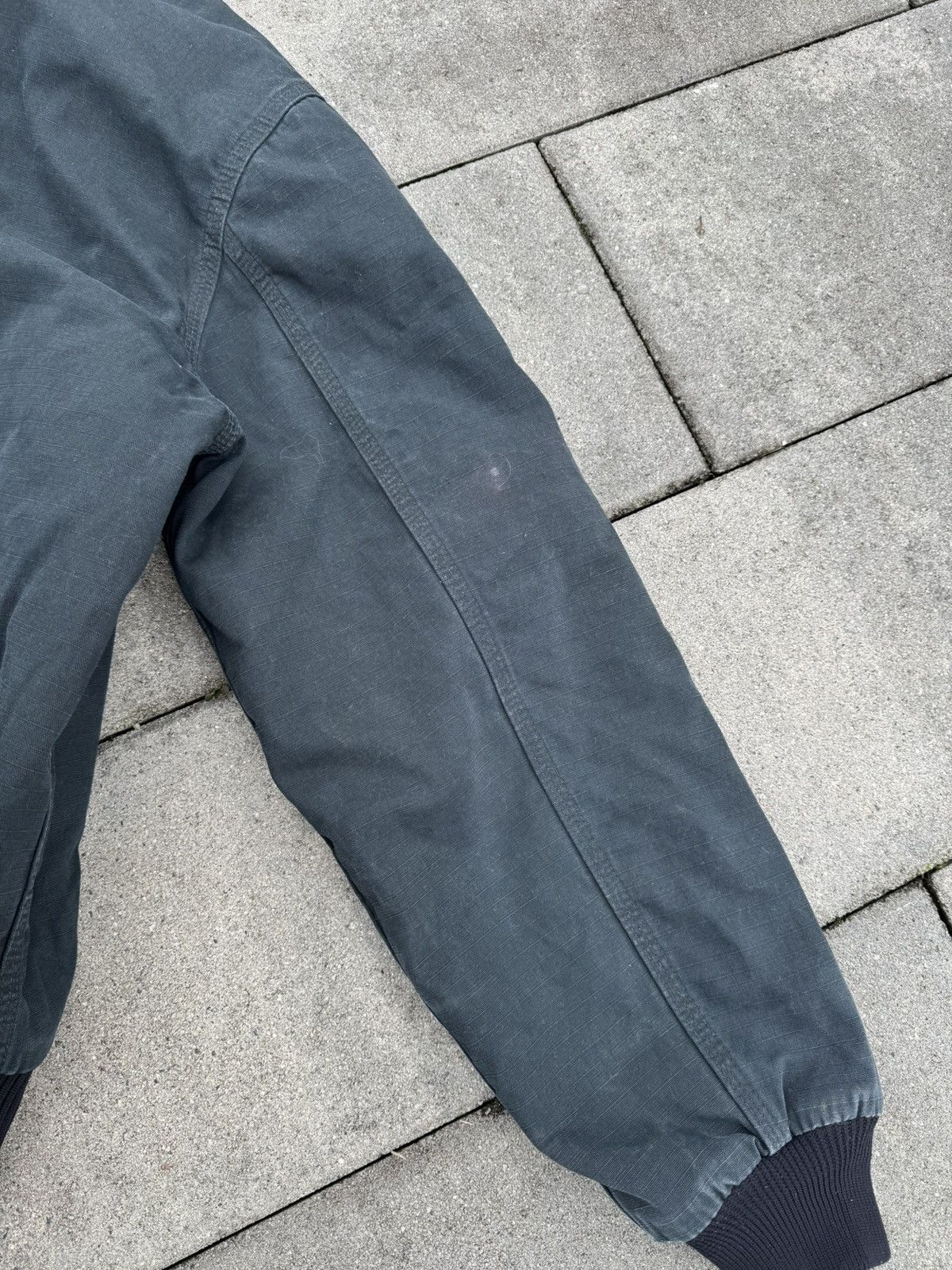 Carhartt × Vintage Carhartt Active Jacket Navy Washed Distressed Baggy Vintage Size US L / EU 52-54 / 3 - 10 Thumbnail