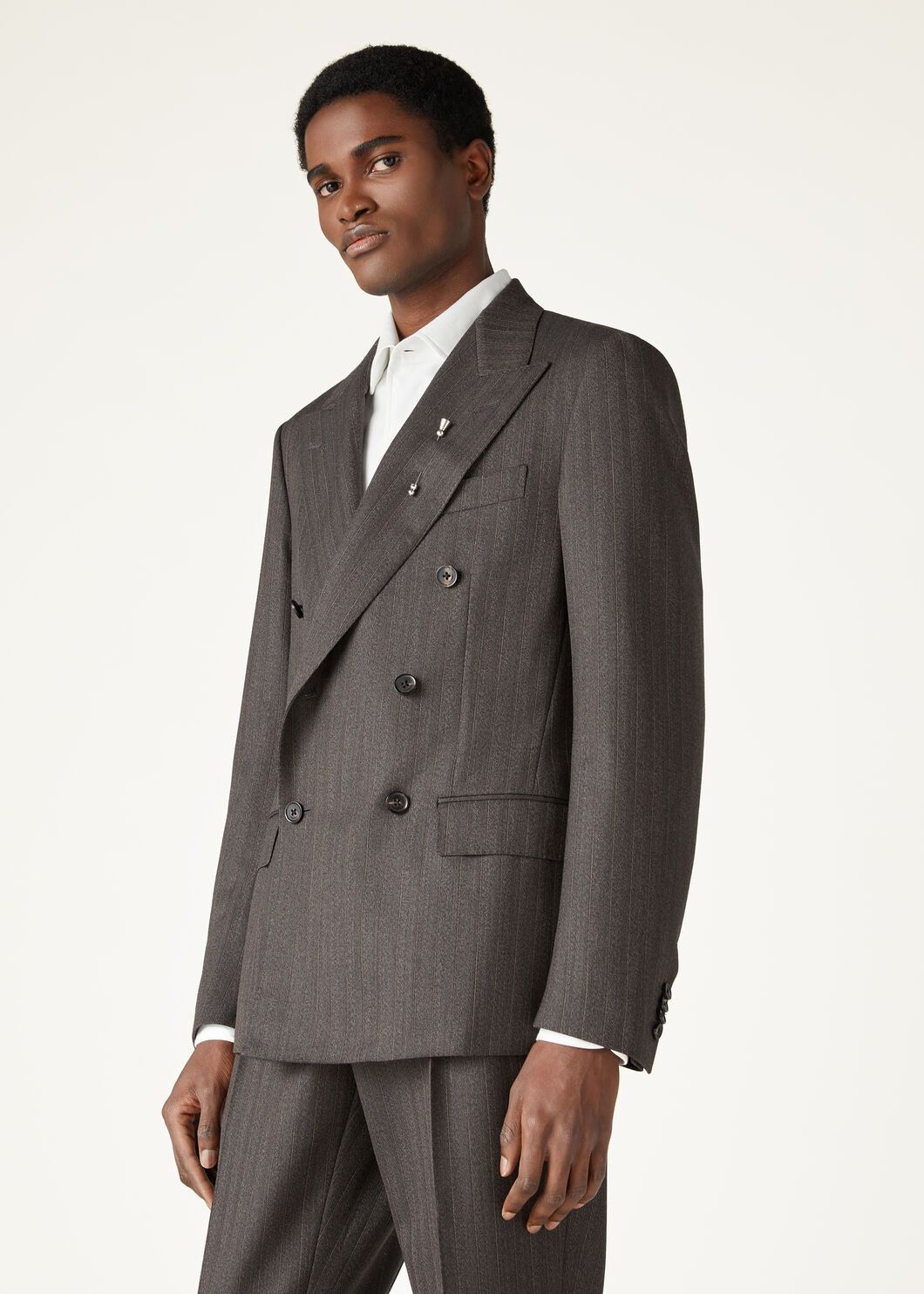 Loro Piana o1w1db10825 FAO6551 Milano Jacket in Dark Grey Size US M / EU 48-50 / 2 - 4 Thumbnail