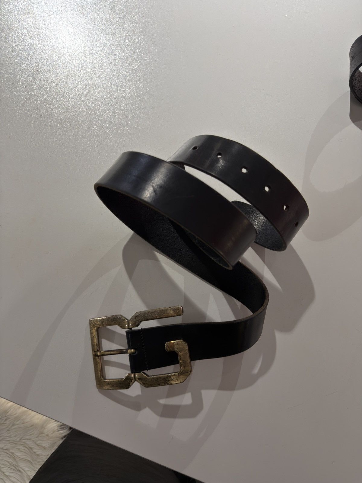 Dolce & Gabbana Dolce&Gabbana DG silver gold logo vintage belt Size ONE SIZE - 11 Thumbnail
