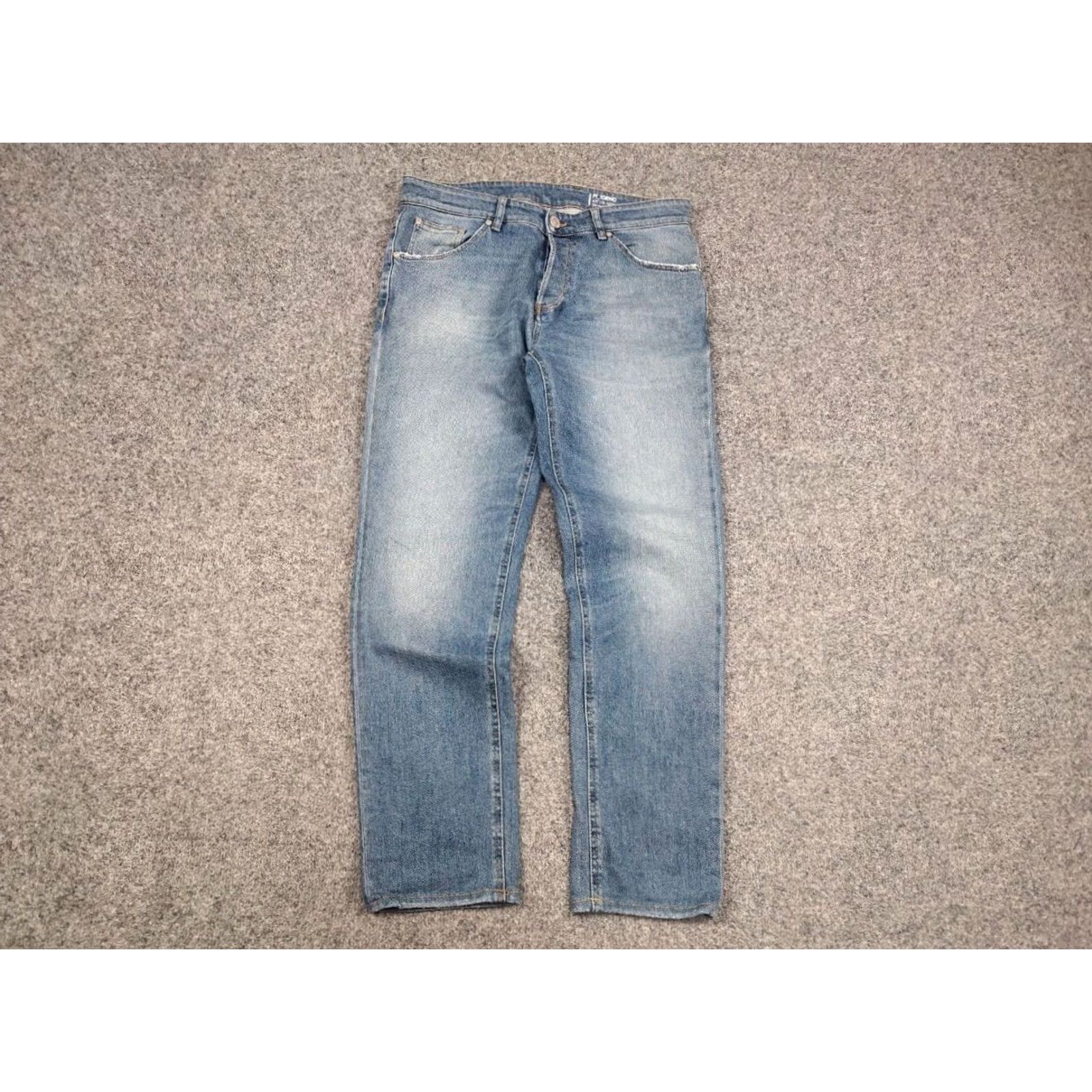 PT Torino PT Torino Reggae Design Ankle Wash blue Denim Jeans Mens Size US 33 - 3 Thumbnail