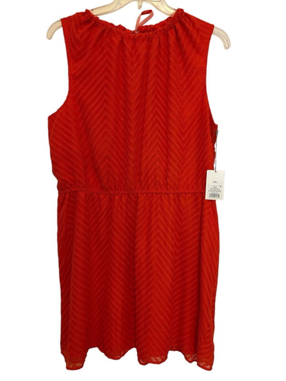 Designer A New Day Tomato Orange Dress Sz XXL Size XXL / US 16-18 / IT 52-54 - 1 Thumbnail