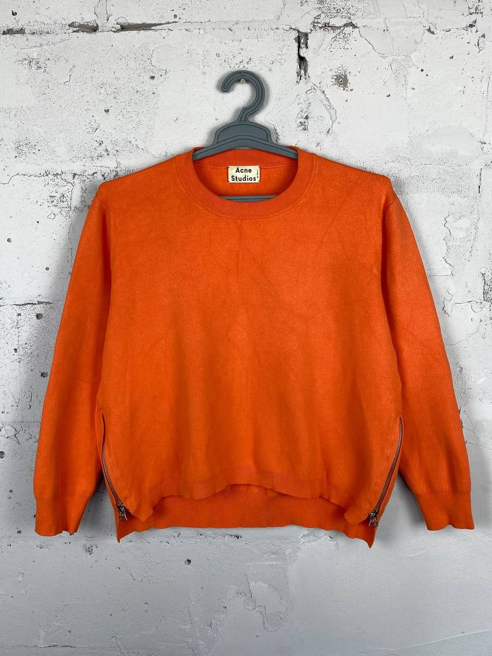 Acne Studios Acne Studios Oversized Zip Sweatshirt Peach Size XS Size XS / US 0-2 / IT 36-38 - 2 Thumbnail