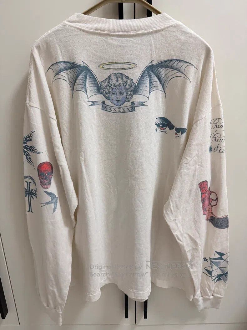 Saint Michael Saint Michael Tattoo Tattoo Long Sleeve Size US XL / EU 56 / 4 - 2 Thumbnail