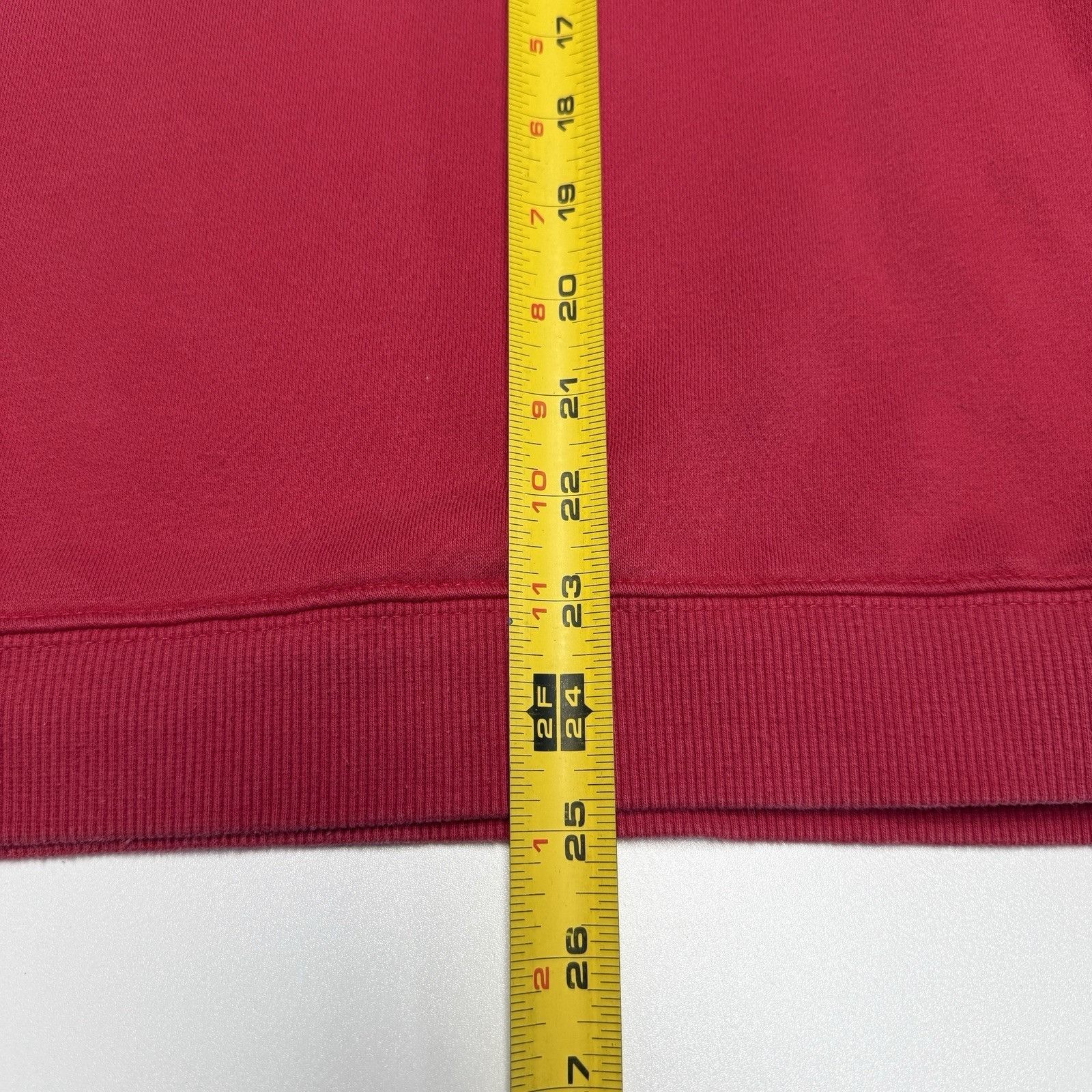 Adidas VTG Adidas Embroidered Center Logo Sweatshirt XL 25x25 Red P Size US XL / EU 56 / 4 - 10 Thumbnail