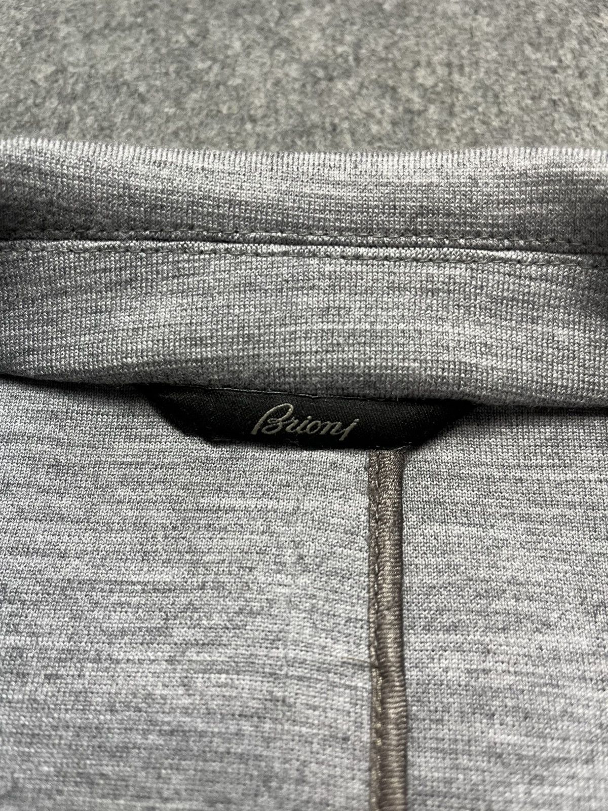 Brioni Brioni wool blazer with leather details Size 52R - 5 Thumbnail