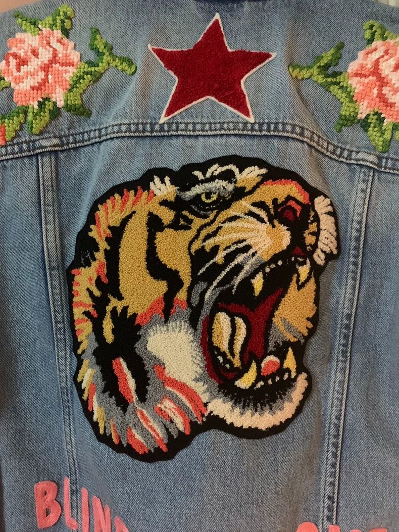 Gucci Gucci Embroidered denim jacket 2501-Nextarrow Size US XXS / EU 40 - 6 Thumbnail