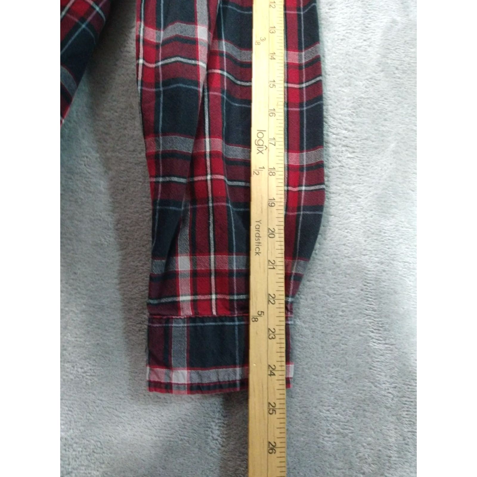 Carhartt Carhartt Shirt Mens Medium Black Red Plaid Relaxed Fit Long Sleeve Button Down Shirt - Carhartt Button-Up Casual Workwear Mens Size US M / EU 48-50 / 2 - 6 Thumbnail