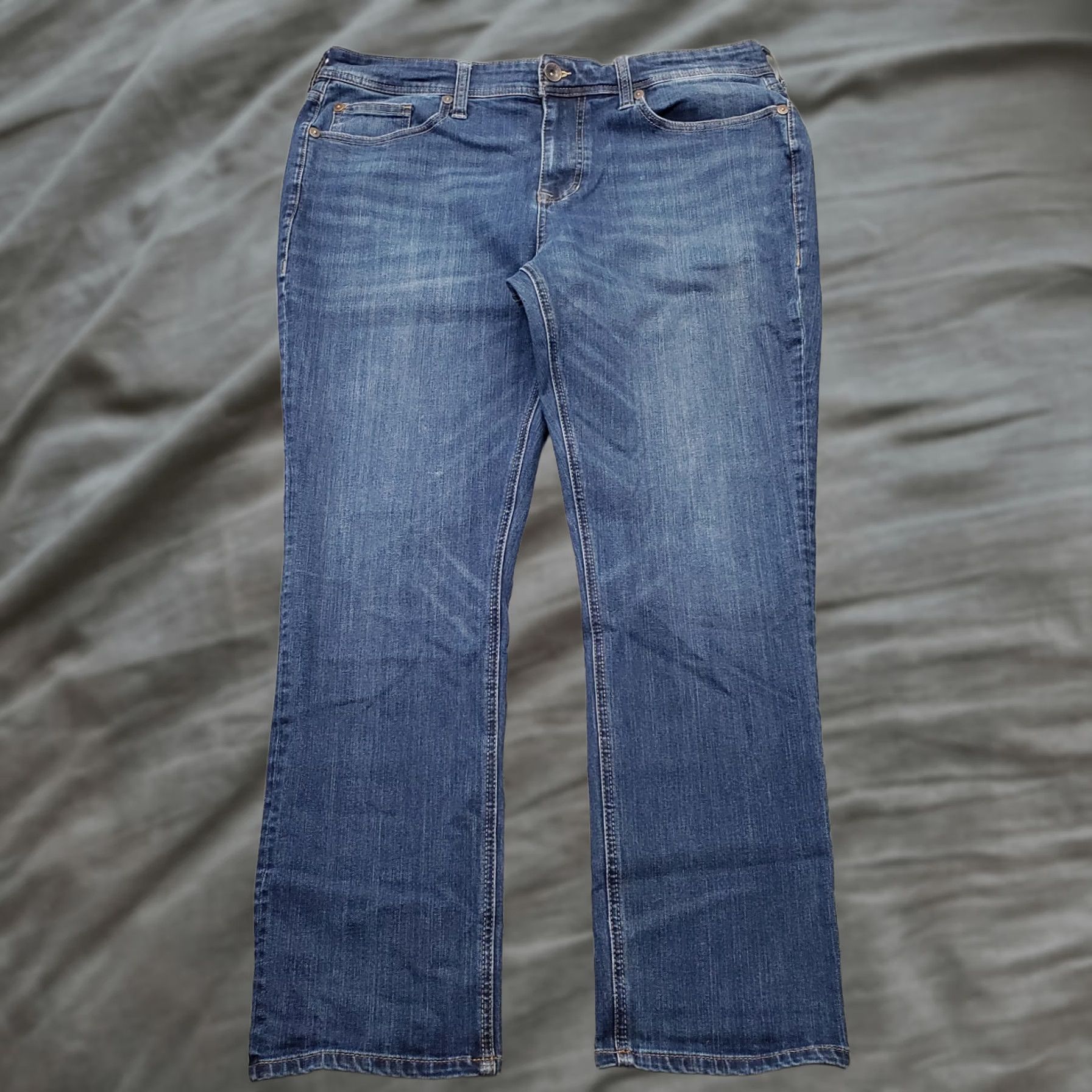 Vintage Seven7 Jeans Mens 36x30 Blue Premium Denim Stretch Slim Straight Fit Medium Wash Jeans Size US 36 / EU 52 - 1 Thumbnail