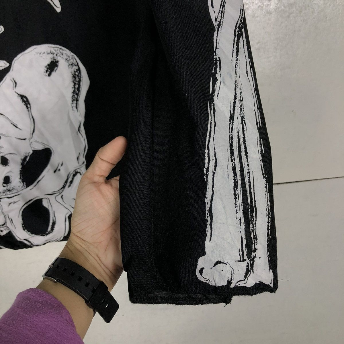 Bones 🔥SPIRIT HALLOWEEN CHORE JACKET SKELETON BONES DESIGN Size US M / EU 48-50 / 2 - 17 Thumbnail