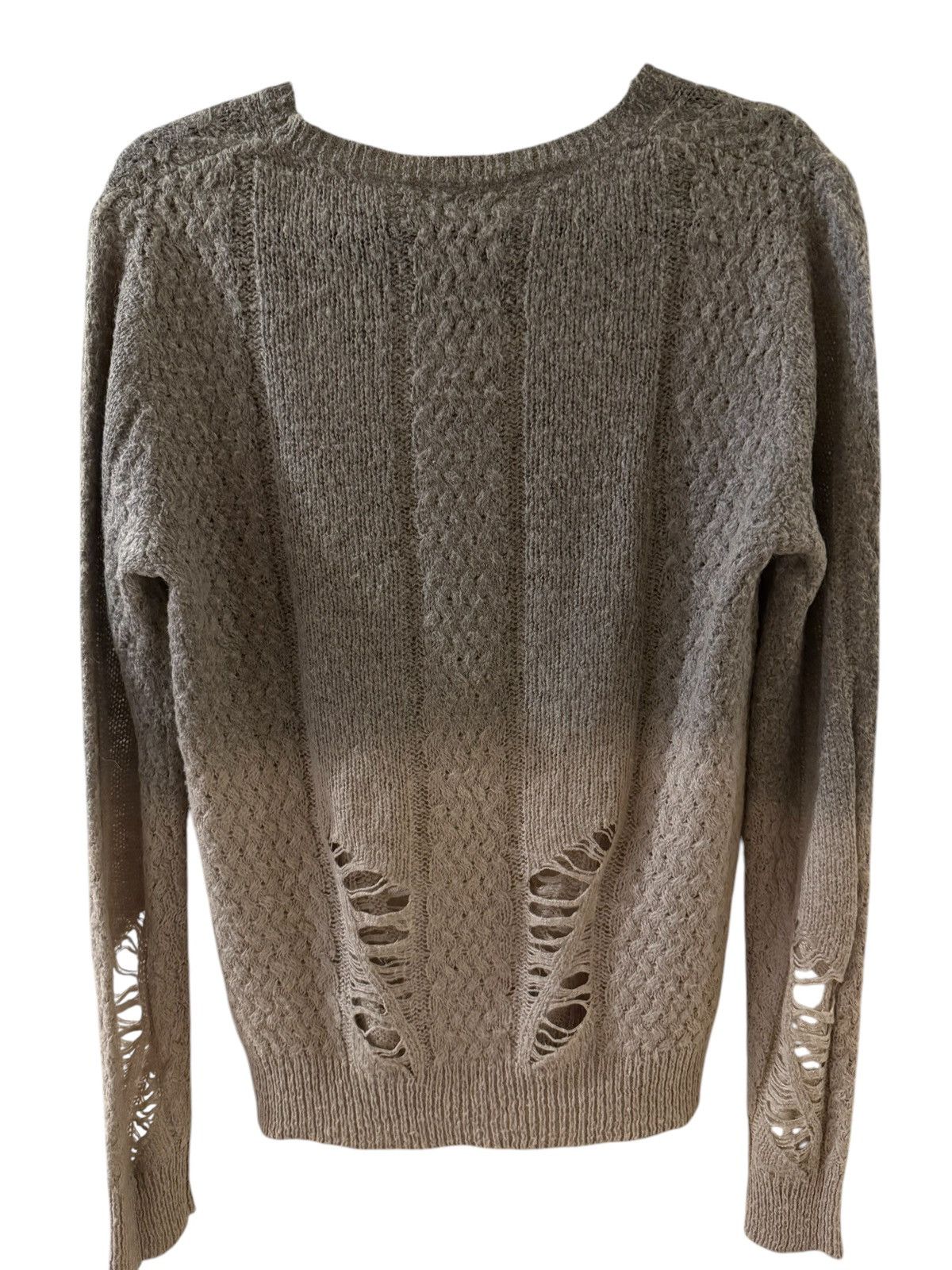 Balmain Men’s Distressed Sweater By Balmain Size US S / EU 44-46 / 1 - 4 Thumbnail