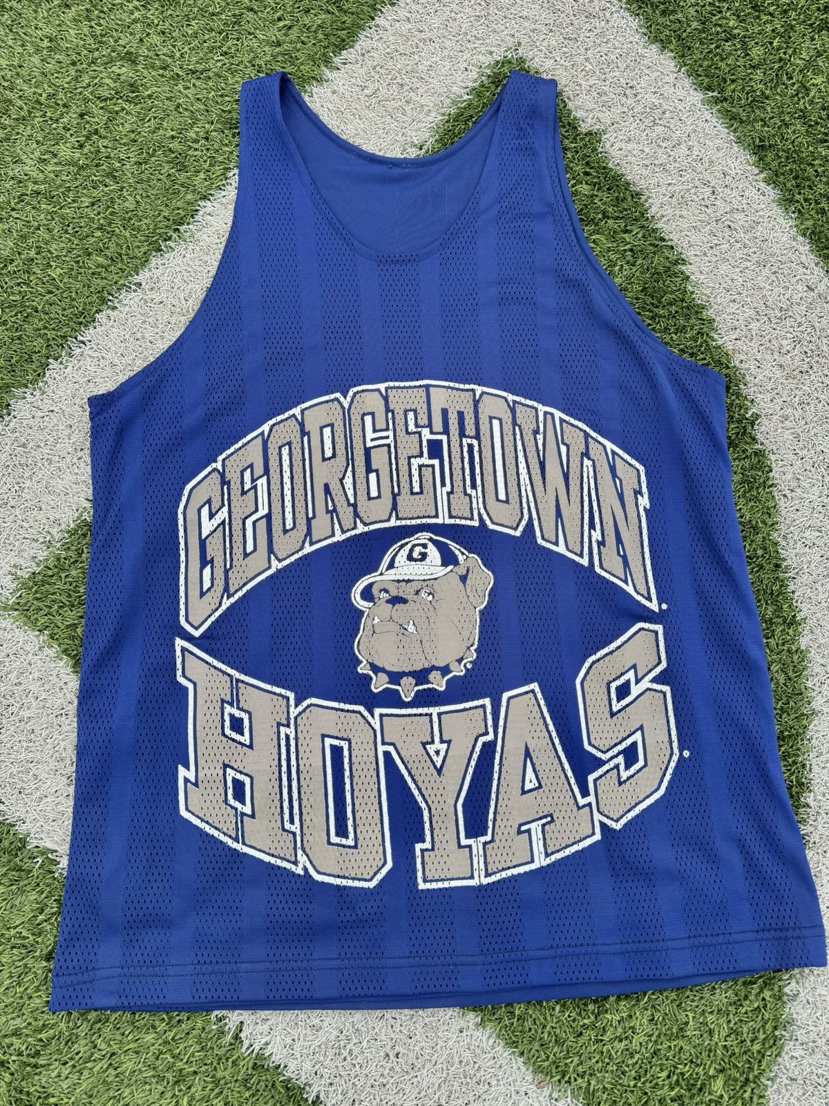 Vintage 90’s Georgetown Hoyas Vintage College NCAA Basketball Jersey Size US L / EU 52-54 / 3 - 1 Thumbnail