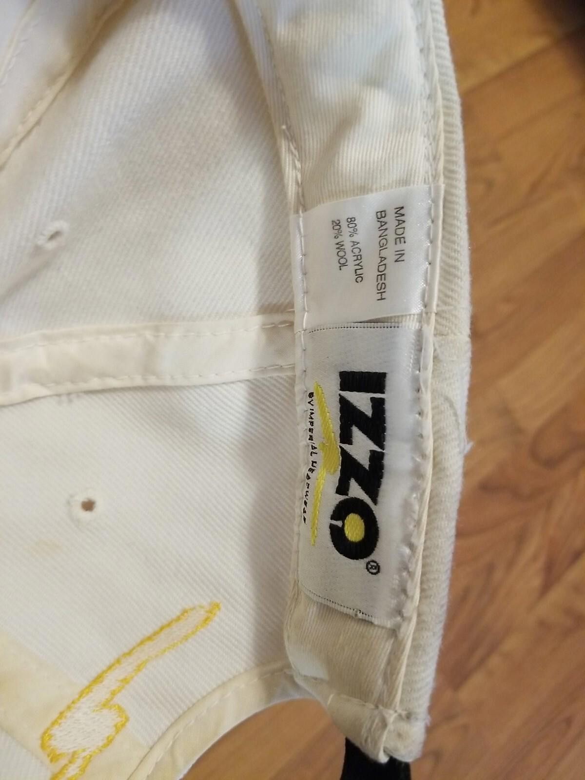 Izod Izzo Golf PGA Hat Cap Strapback Vintage Logo Spellout Size ONE SIZE - 5 Thumbnail