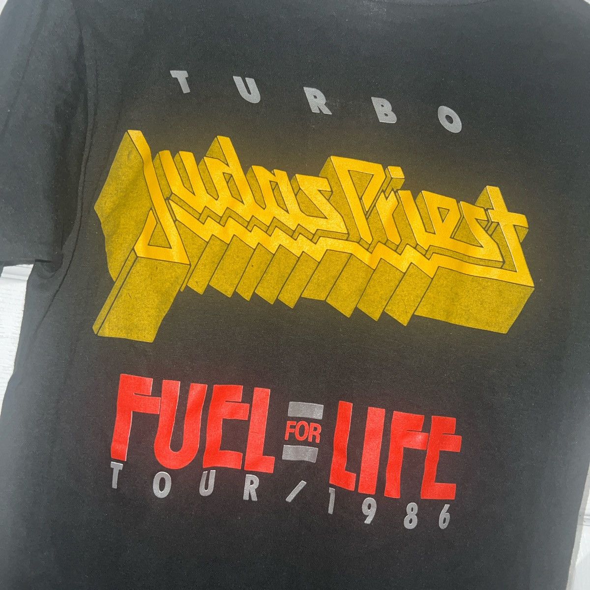 Other Vintage 1986 Judas Priest Turbo Fuel For Life Tour T Shirt Size US M / EU 48-50 / 2 - 6 Thumbnail