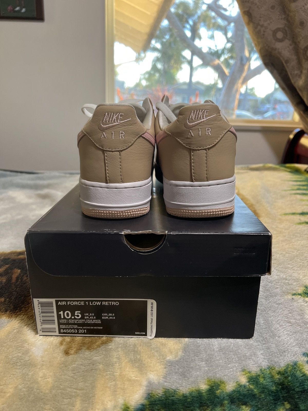 Kith × Nike *FINAL DROP* Nike x Kith Air Force 1 Linen 2016 Original Size US 10.5 / EU 43-44 - 7 Thumbnail