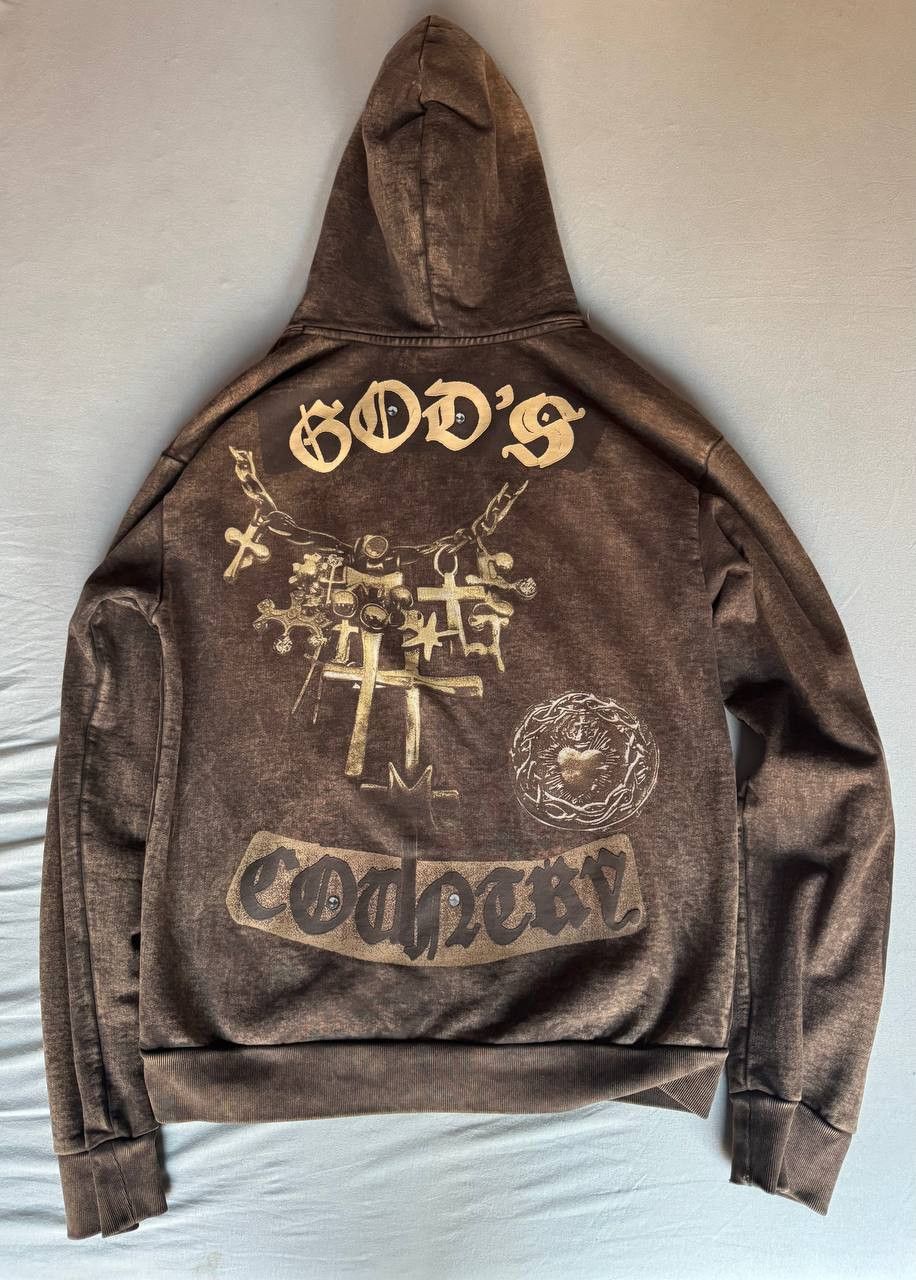 Travis Scott Travis Scott utopia “God’s Country” Zip Hoodie Size US M / EU 48-50 / 2 - 2 Thumbnail