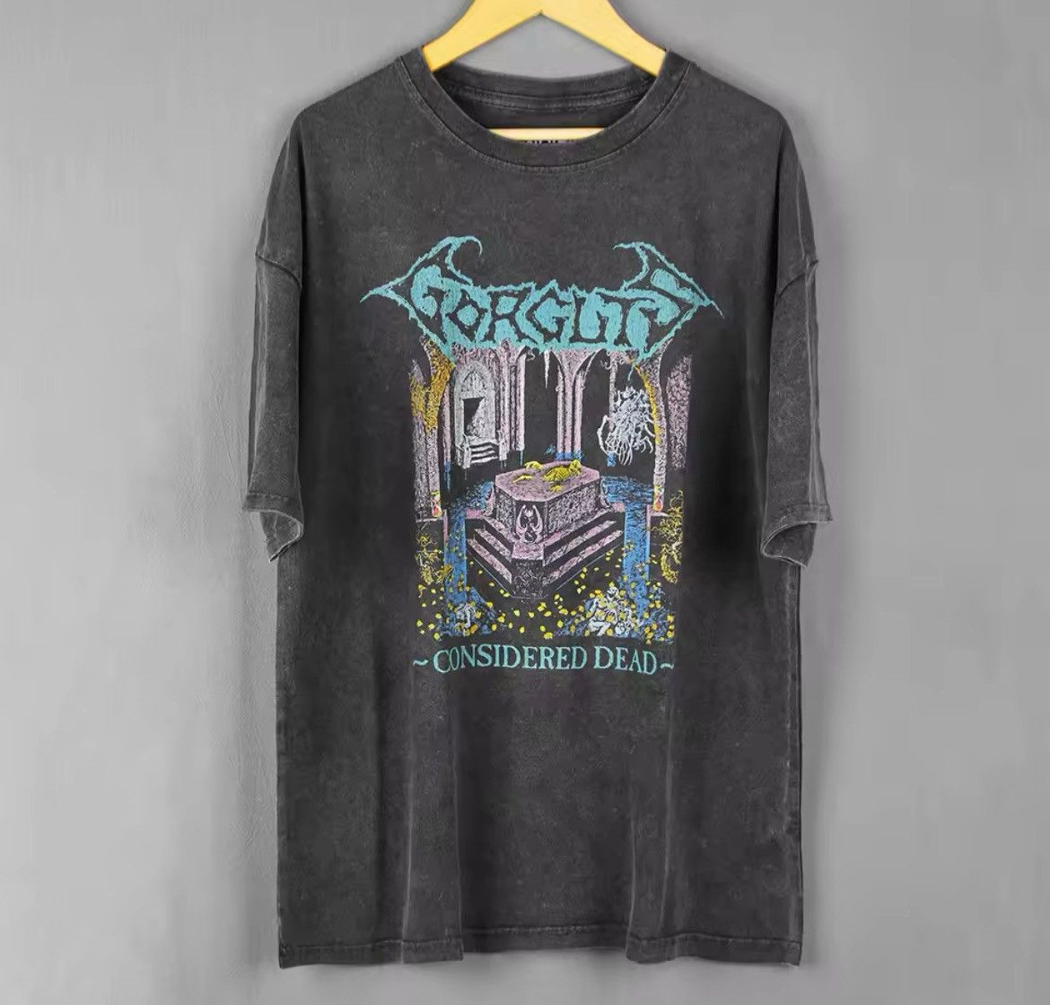 Japanese Brand × Vintage Gorguts Considered Dead Graphic Printed T-Shirt Size US L / EU 52-54 / 3 - 1 Thumbnail