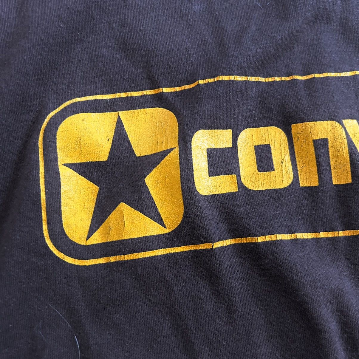 Converse 80s SLUBBY SiNGLE STiTCH UNiVERSiTY of WYOMiNG COWBOYS TEE Size US M / EU 48-50 / 2 - 14 Thumbnail