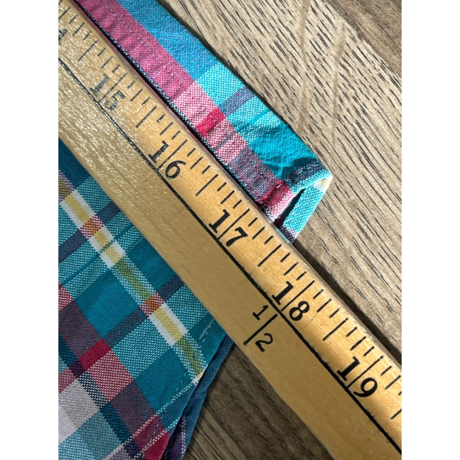 Vintage Hunt Club Shirt Men L Tall Blue Purple Red Plaid Button Up Casual Vintage No N/A Size US L / EU 52-54 / 3 - 7 Thumbnail