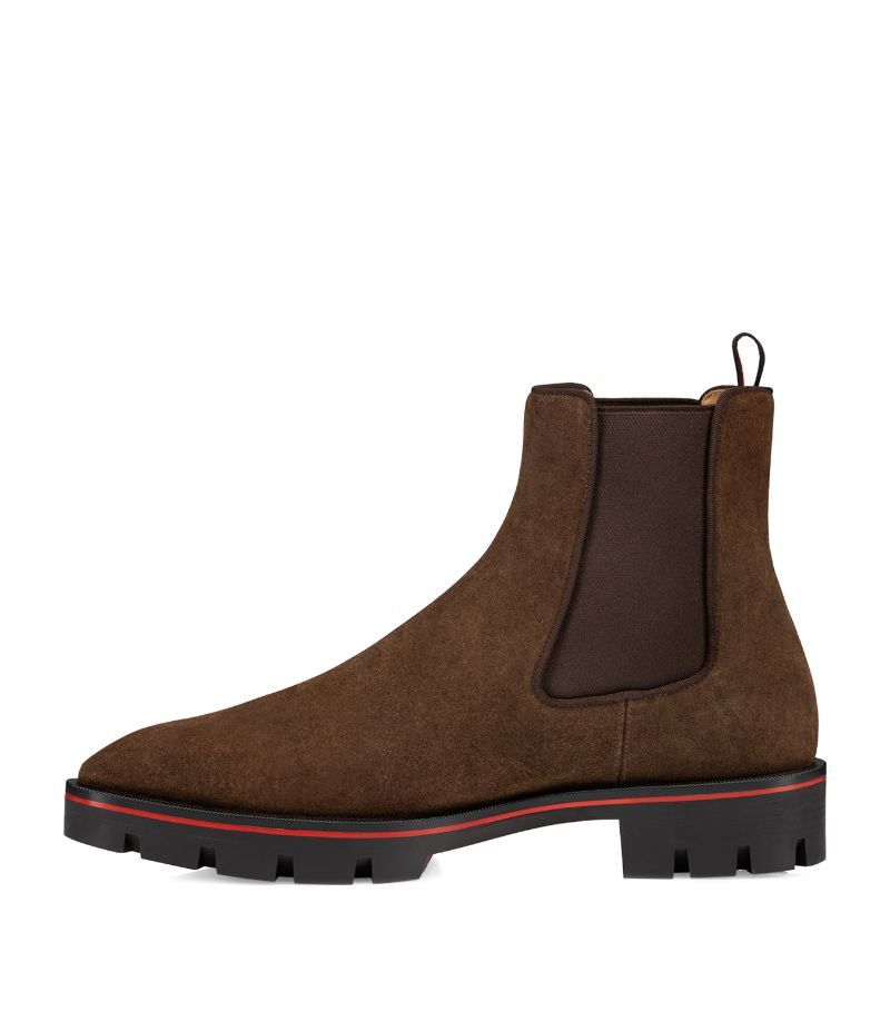 Christian Louboutin o1s1wg110924 Alpinosol Calf Leather Boots in Brown Size US 12 / EU 45 - 3 Thumbnail