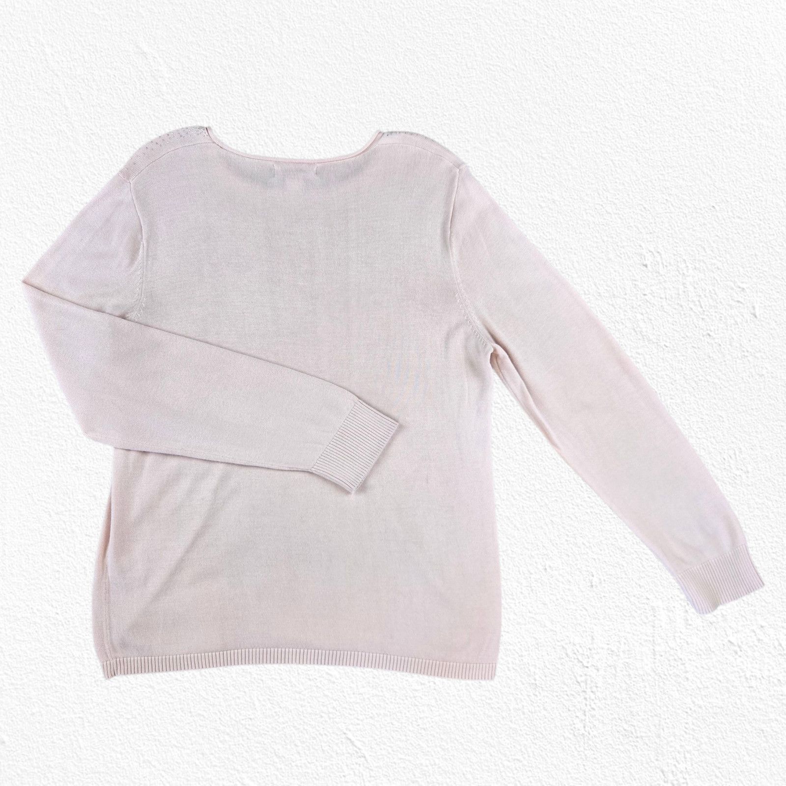 Calvin Klein Calvin Klein Pink Embellished Crewneck Sweater Size XL Size XL / US 12-14 / IT 48-50 - 6 Thumbnail