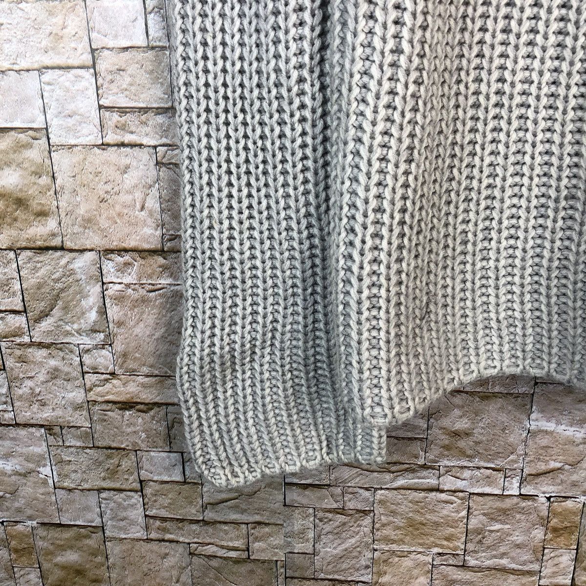 Vintage Fabiana Filippi italy Grey crochet Knitwear #A510 Size US M / EU 48-50 / 2 - 7 Thumbnail