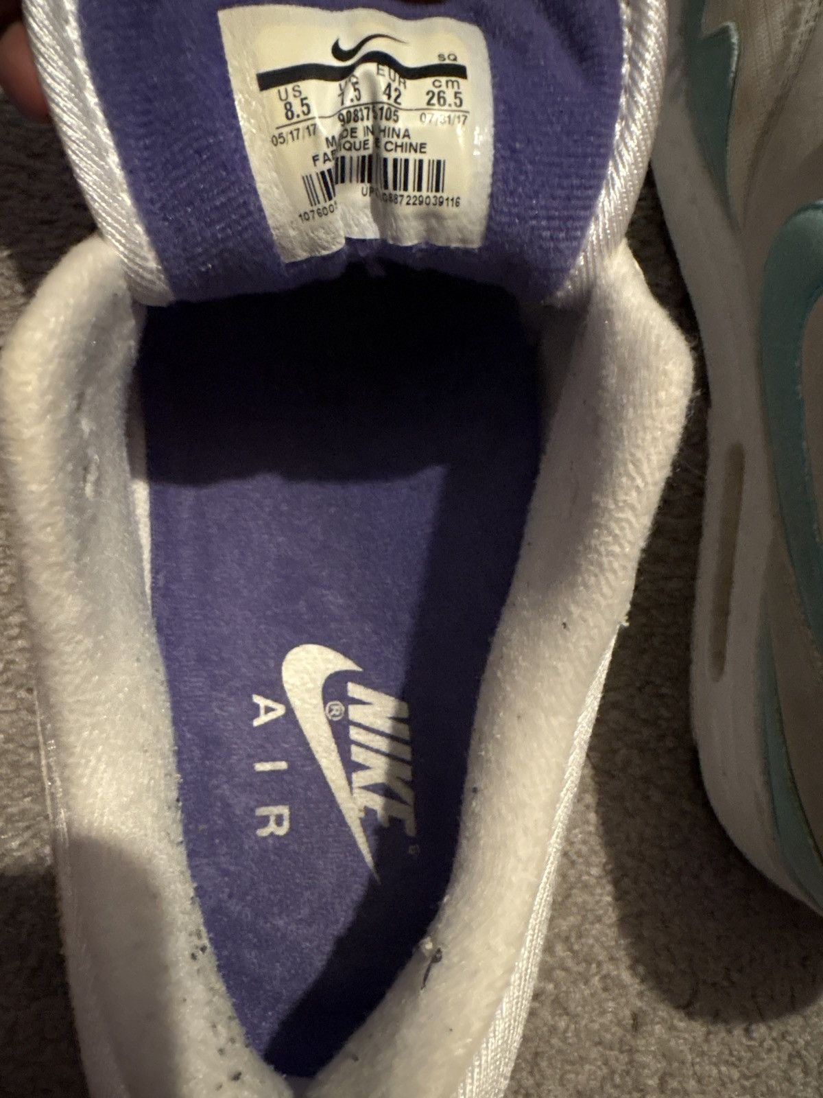 Nike AIR MAX 1 ANNIVERSARY Size US 8.5 / EU 41-42 - 6 Thumbnail