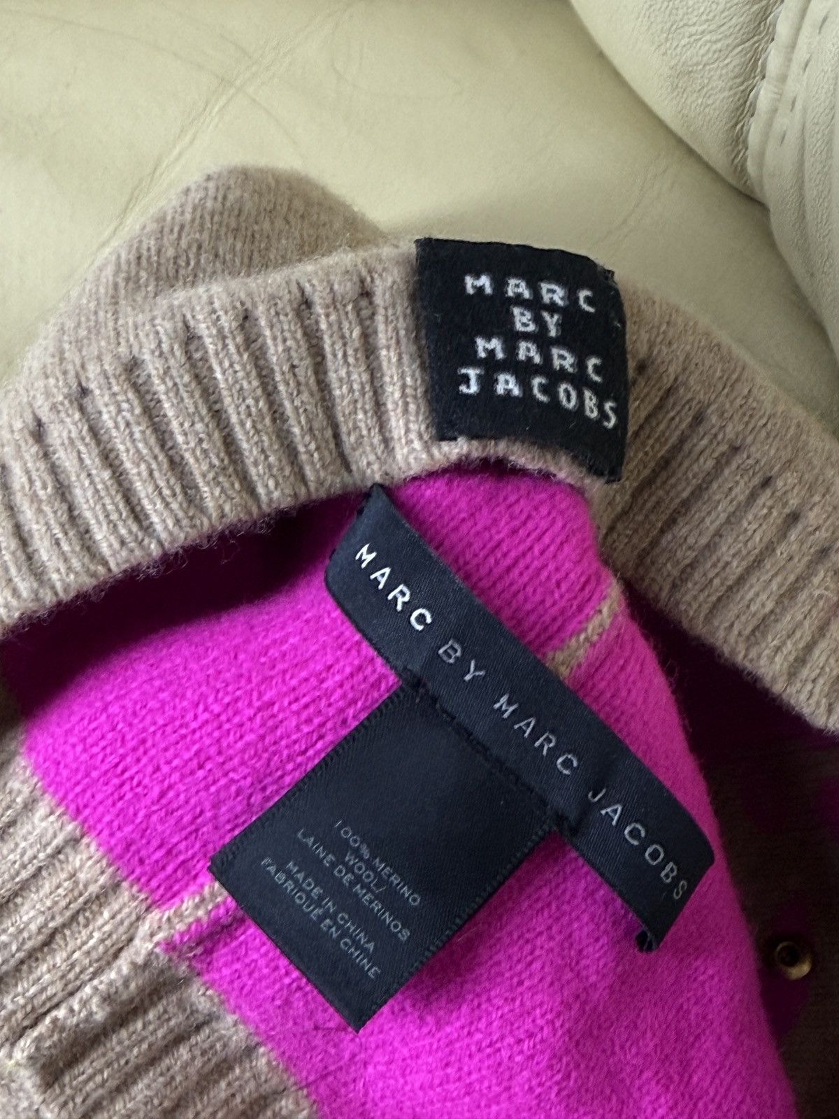 Marc by Marc Jacobs Marc By Marc Jacobs Merino Wool Beanie Hat Size ONE SIZE - 6 Thumbnail