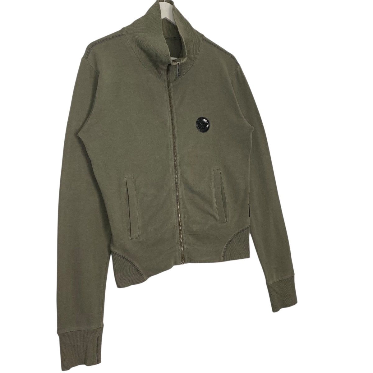 Vintage Vintage Emporia Armani Full Zip Sweatshirt Green Pullover S Size US S / EU 44-46 / 1 - 3 Thumbnail
