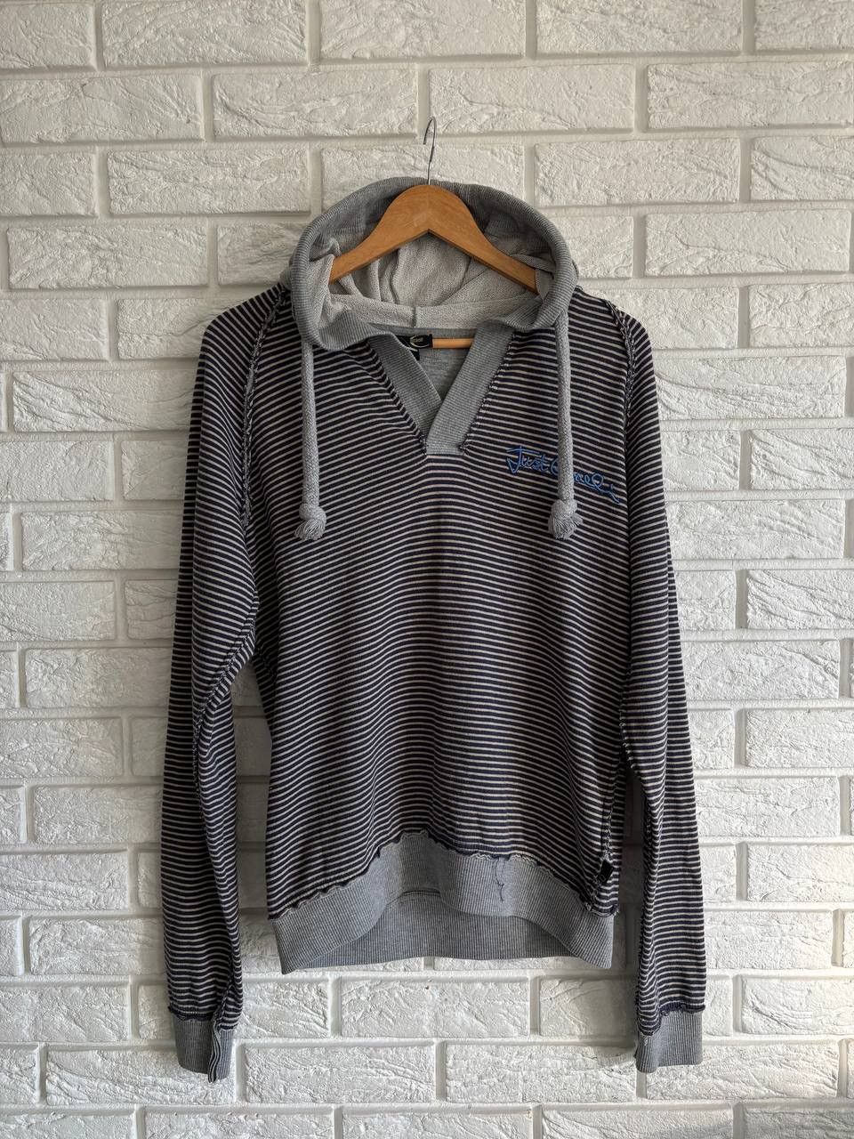 Just Cavalli Just Cavalli striped hoodie vintage Size US L / EU 52-54 / 3 - 2 Thumbnail