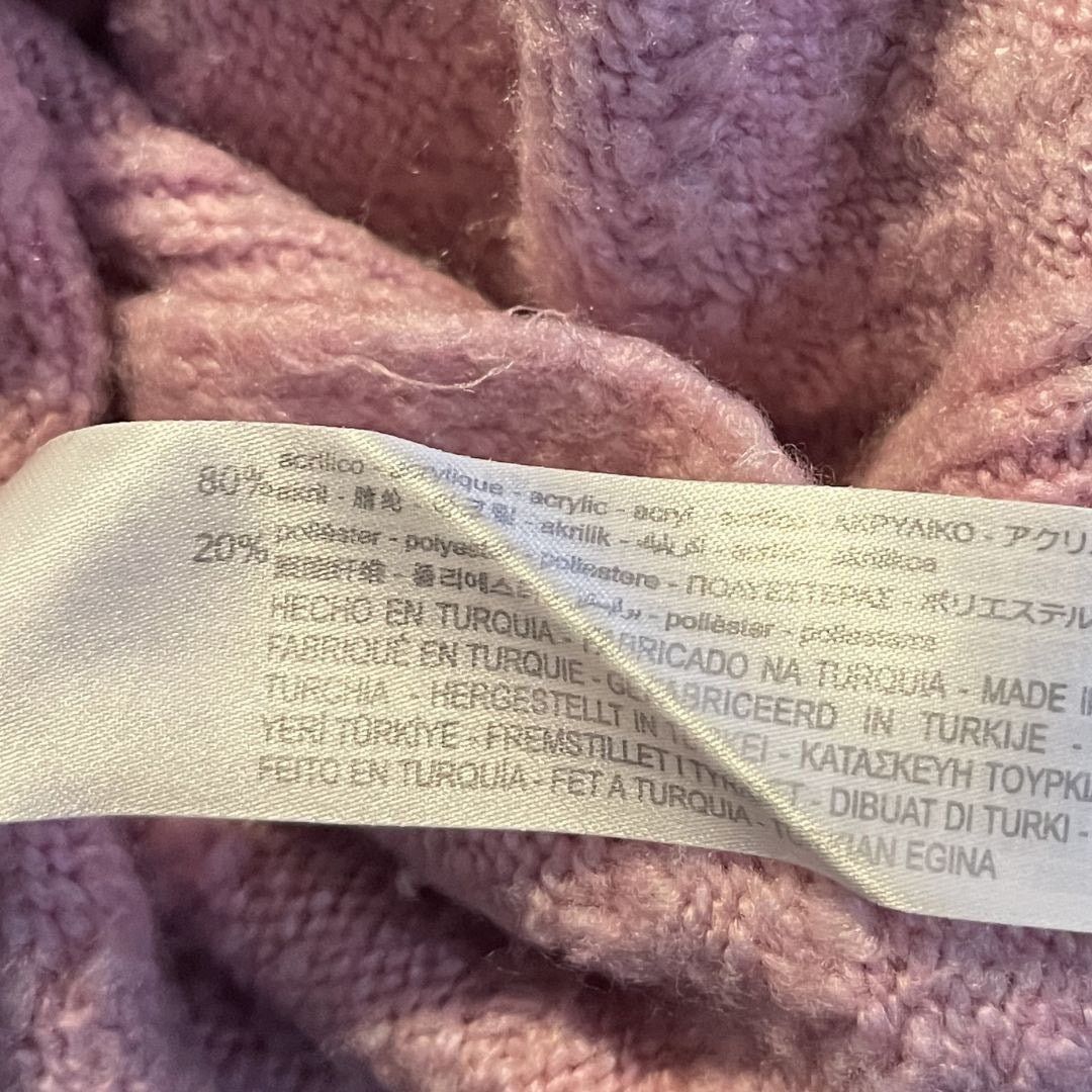 Zara Pink Chunky Knit Button Cropped Cardigan Sweater Spring Chic Size S / US 4 / IT 40 - 5 Thumbnail