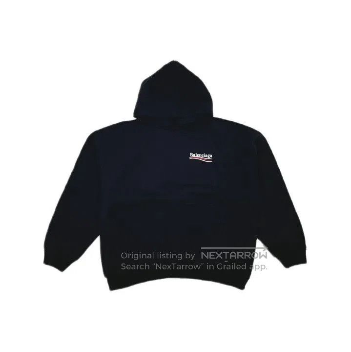 Balenciaga Balenciaga Black Logo Hoodie for Men. Size US S / EU 44-46 / 1 - 2 Thumbnail