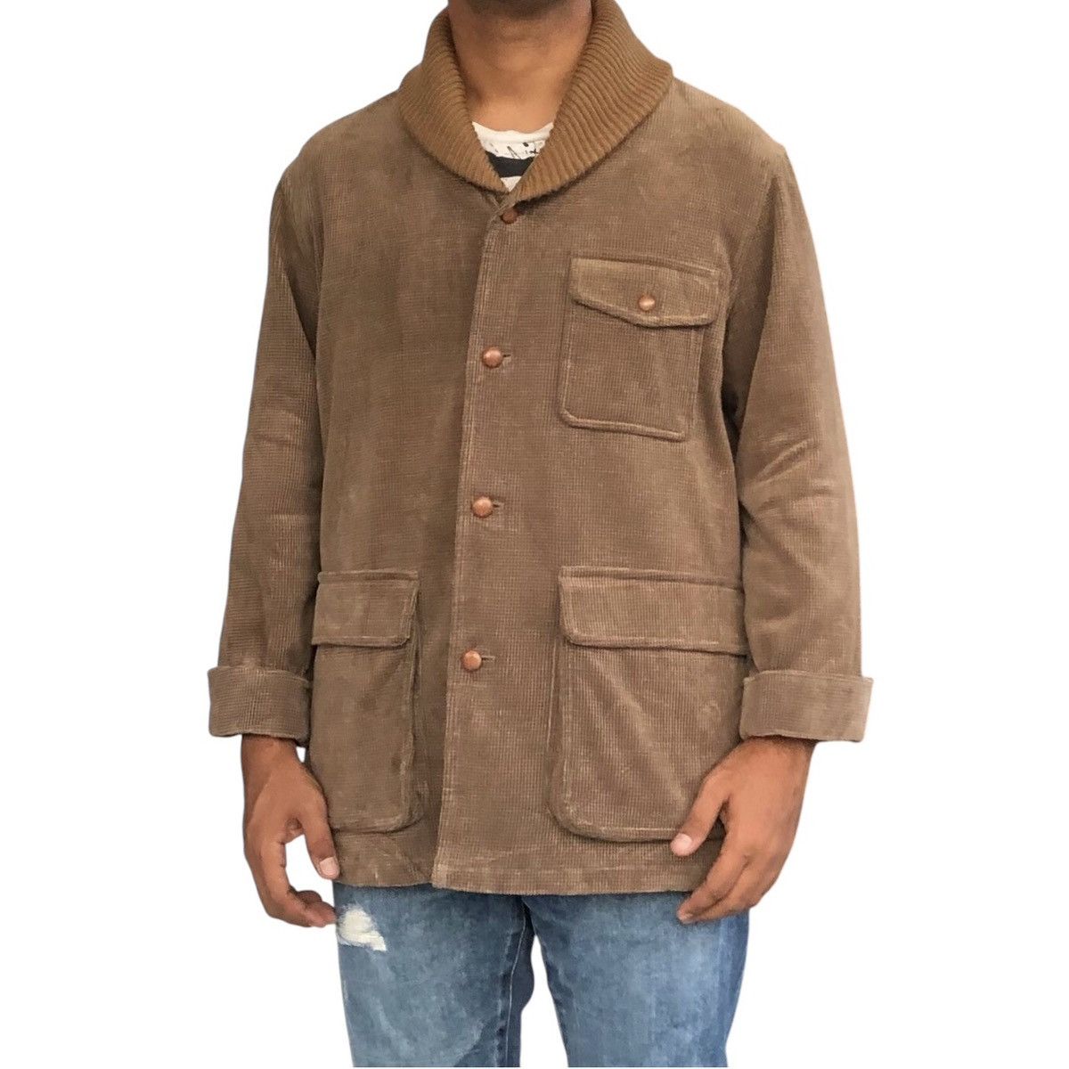 Chaps Ralph Lauren Chaps Ralph Lauren Corduroy Coat / Jacket Size US M / EU 48-50 / 2 - 2 Thumbnail