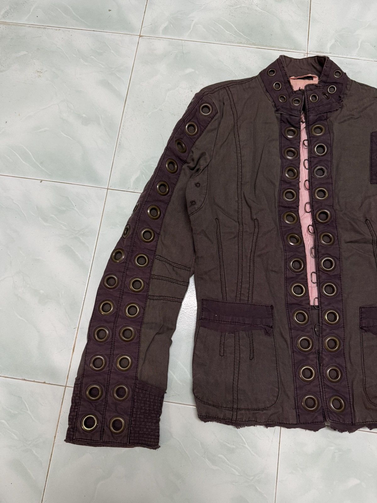Marc Jacobs Vintage Marc Jacobs Eyelet Jacket Size XS / US 0-2 / IT 36-38 - 2 Thumbnail