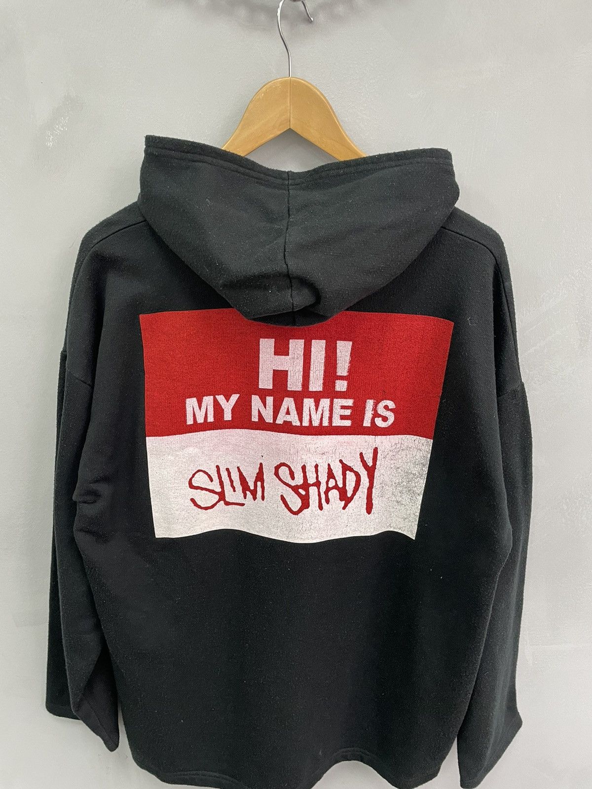 Eminem × Rap Tees × Vintage Vintage Eminem Hoodie slim shady (50 cent Tupac wutang) Size US L / EU 52-54 / 3 - 1 Thumbnail