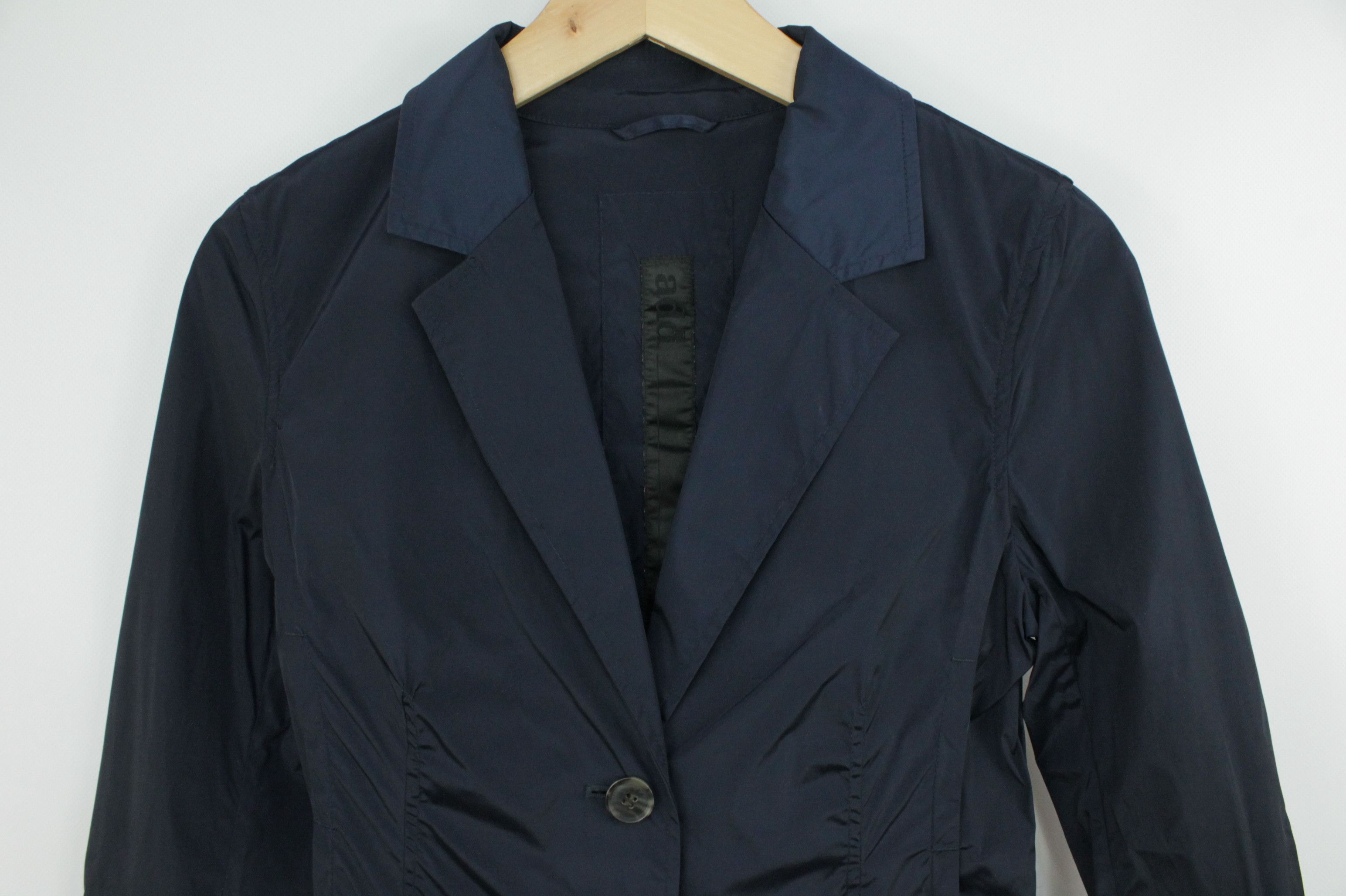 Add Add Light Stretch Nylon Slim Fit Blazer Jacket Women's Size XS / US 0-2 / IT 36-38 - 7 Thumbnail