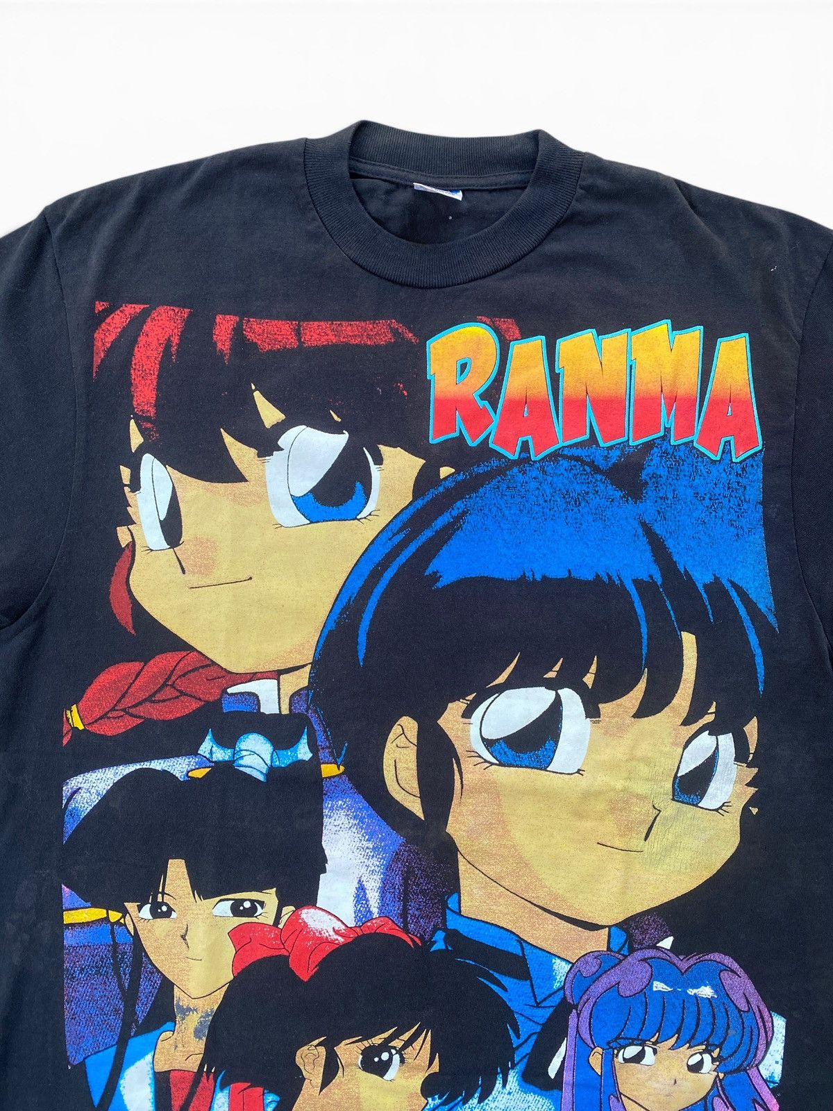 Japanese Brand Rare Mexican Style Ranma 1/2 Anime Double Sided Manga Shirt Size US XL / EU 56 / 4 - 5 Thumbnail
