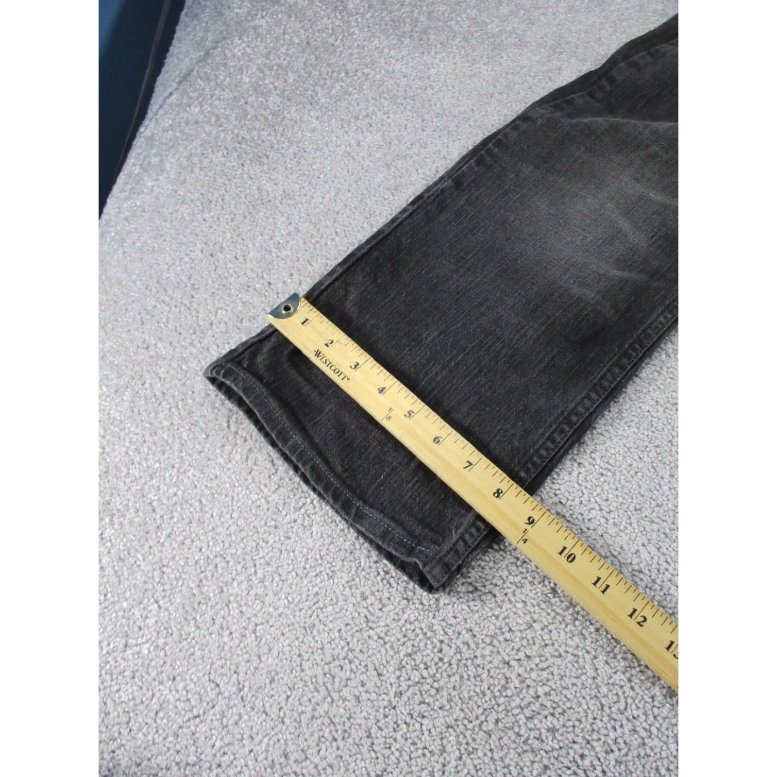Levi's Levi's 514 Jeans Mens 34 Gray Slim Straight Denim 34x31 Size US 34 / EU 50 - 5 Thumbnail