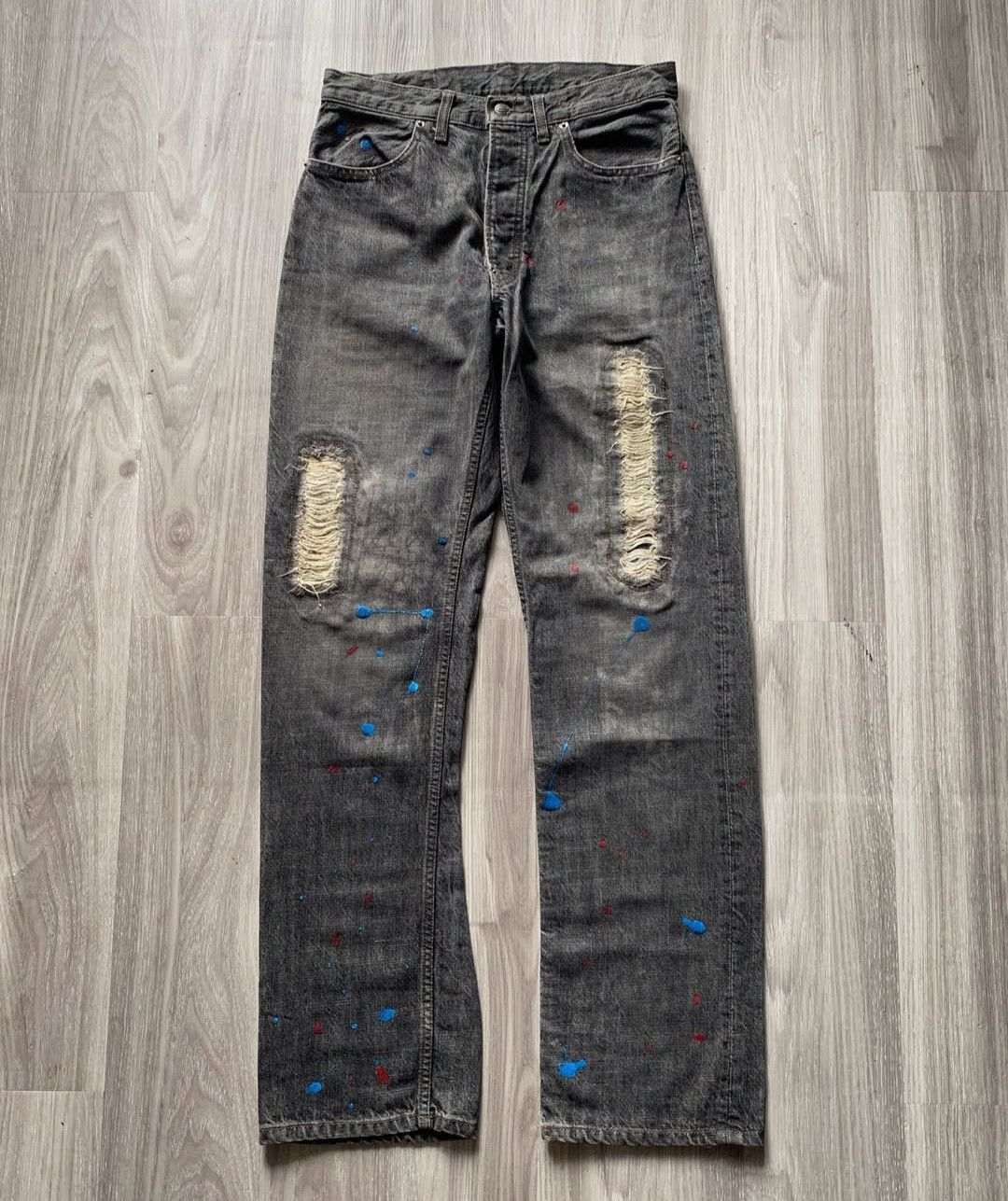 PPFM Popfm ripped jeans Size US 30 / EU 46 - 1 Thumbnail