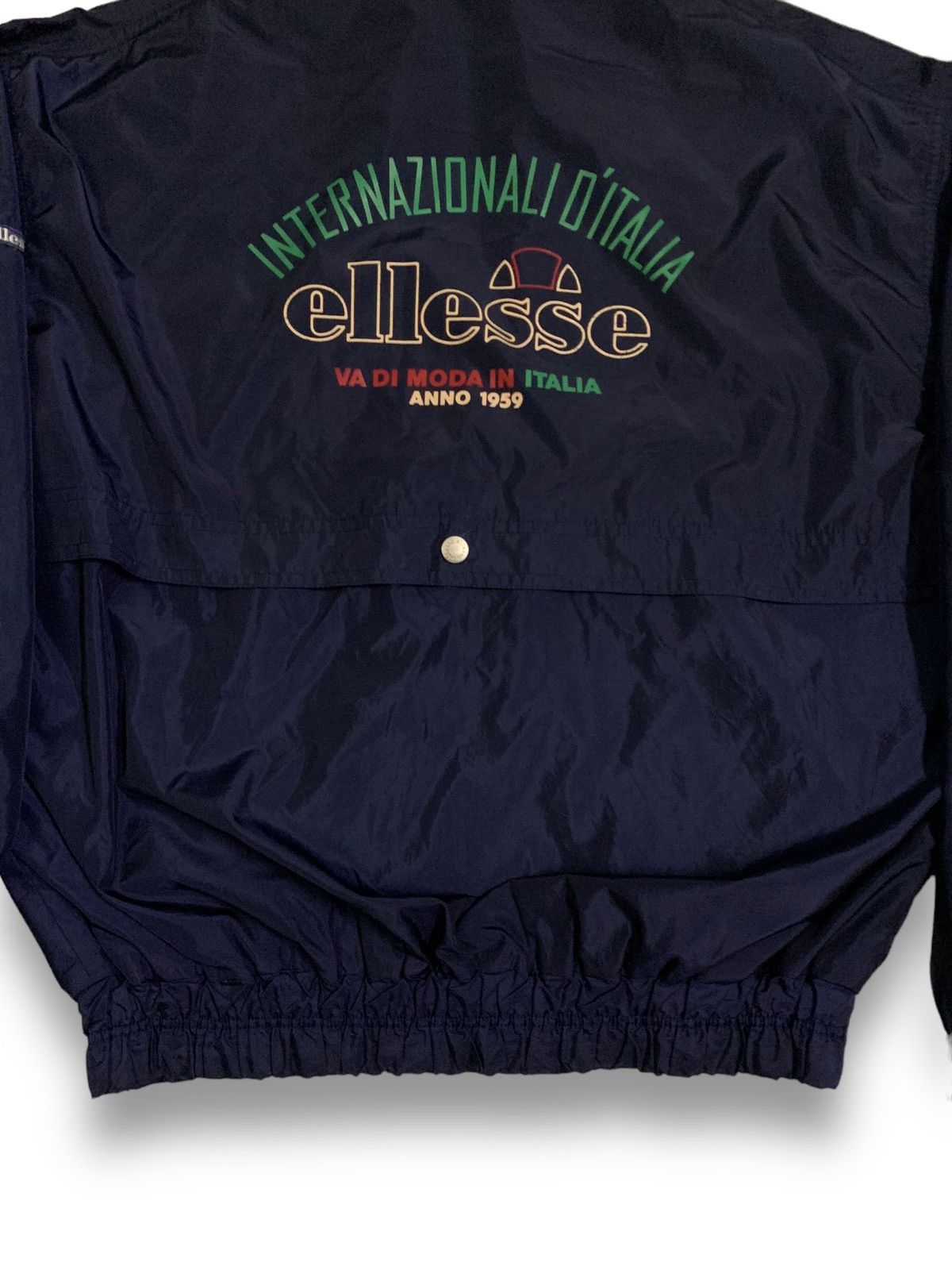 Ellesse Vintage Ellesse D’ Italia Embroidered Bomber Jacket Size US L / EU 52-54 / 3 - 18 Thumbnail