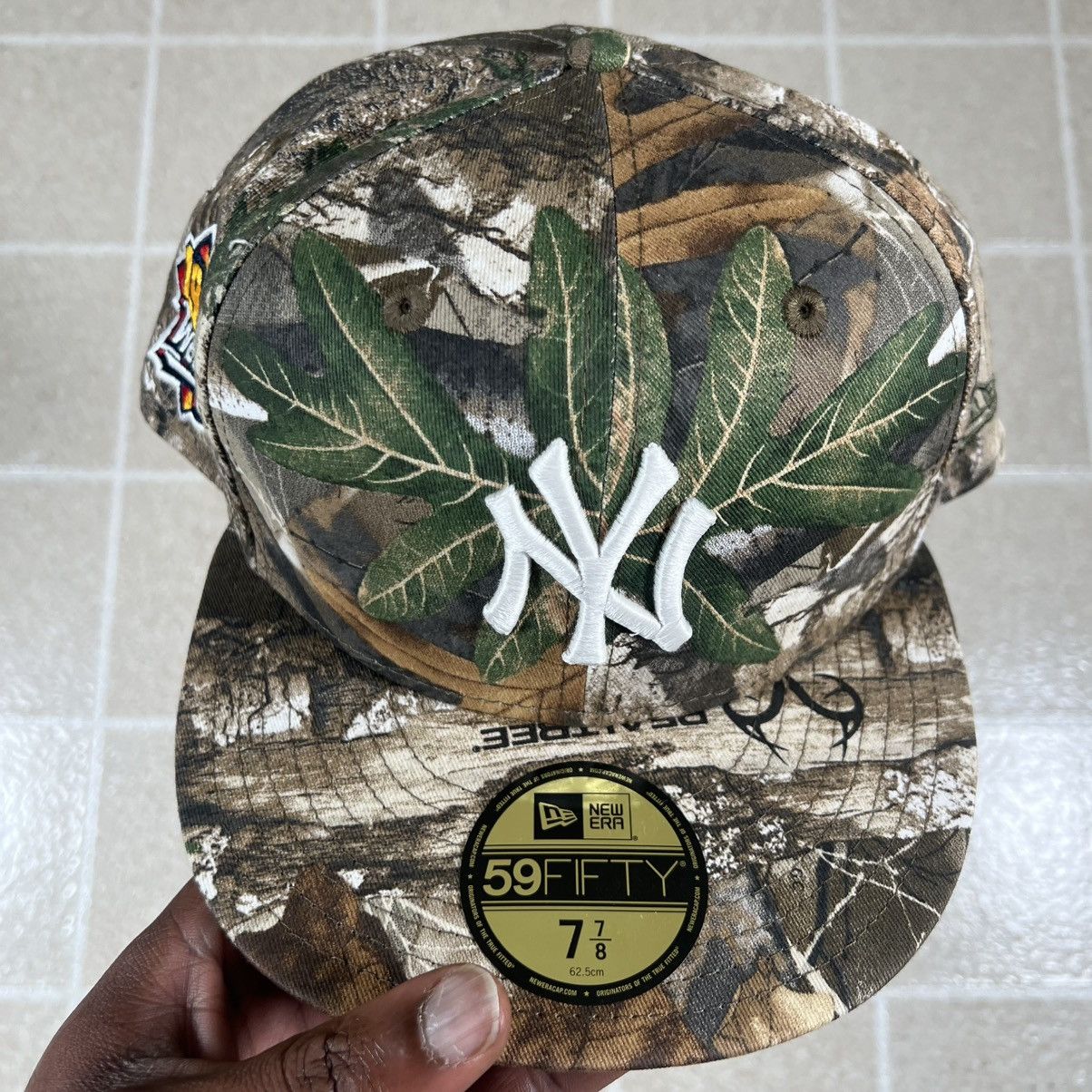 New Era New York Yankees 1999 World Series Hat Camo NY Cap 7 7/8 Size ONE SIZE - 2 Thumbnail