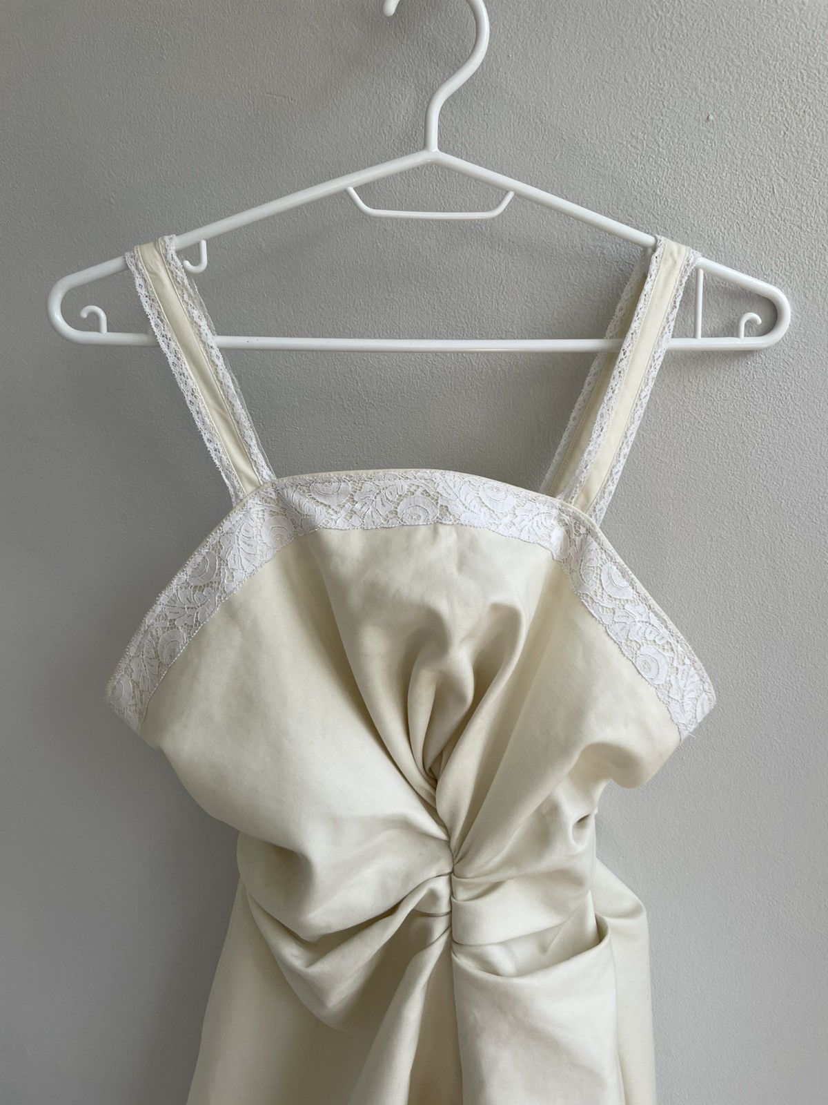 Jacquemus Jacquemus Les Santons De Province SS17 Runway Cream Dress Size XS / US 0-2 / IT 36-38 - 3 Thumbnail