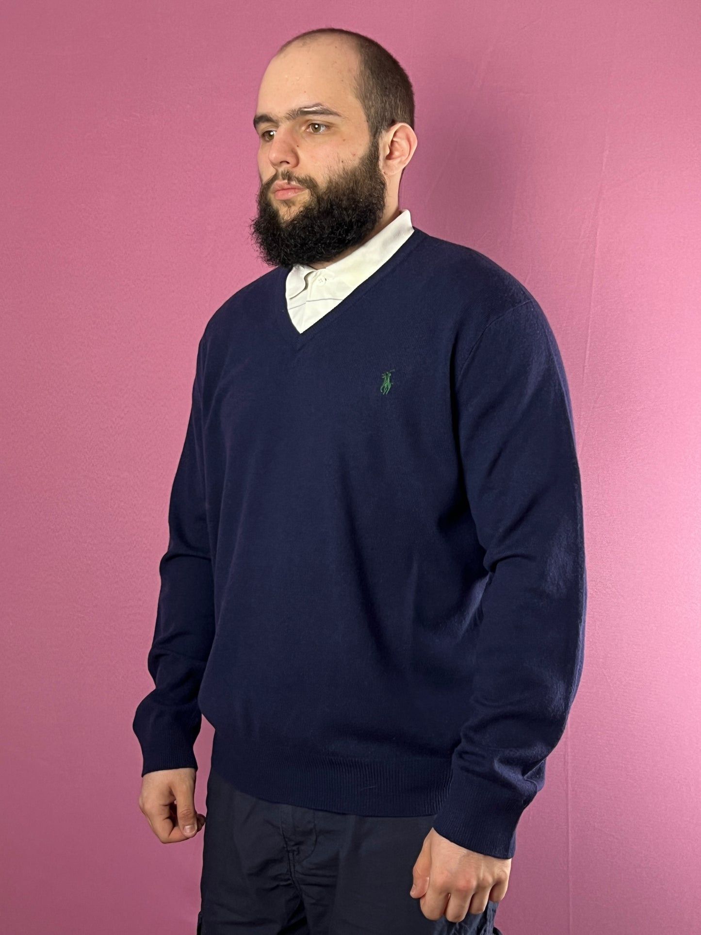 Polo Ralph Lauren Polo Ralph Lauren Vintage Men's Menrino Wool Sweater - XL Size US XL / EU 56 / 4 - 1 Thumbnail