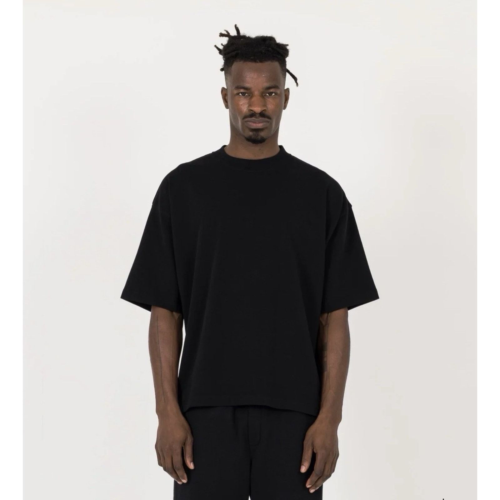 Other UK Destructive Cropped T-Shirt - Black L Size US L / EU 52-54 / 3 - 2 Thumbnail
