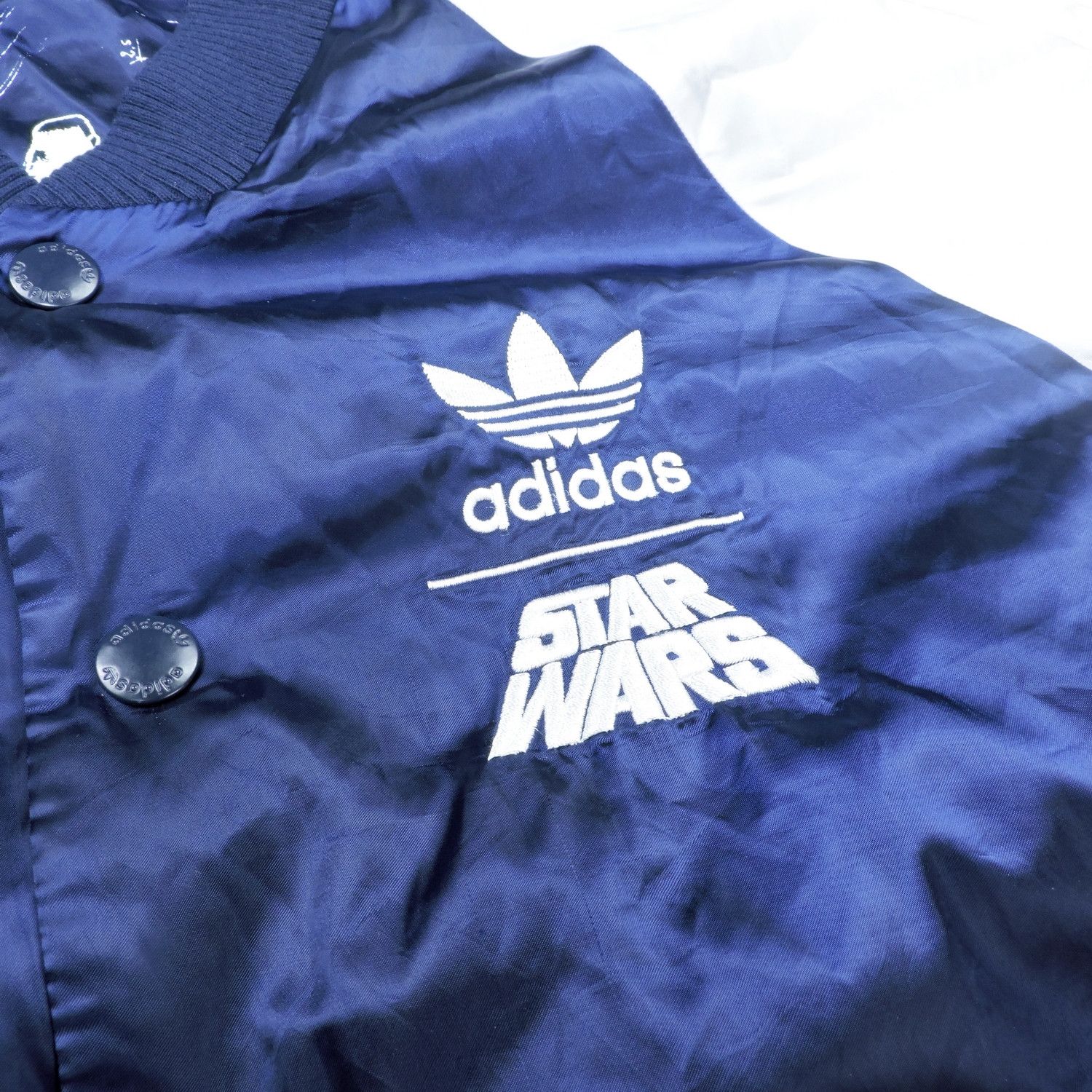 Adidas × Star Wars ADIDAS ORIGINALS X STAR WARS TRACK TOP VARSITY JACKET Size US S / EU 44-46 / 1 - 10 Thumbnail