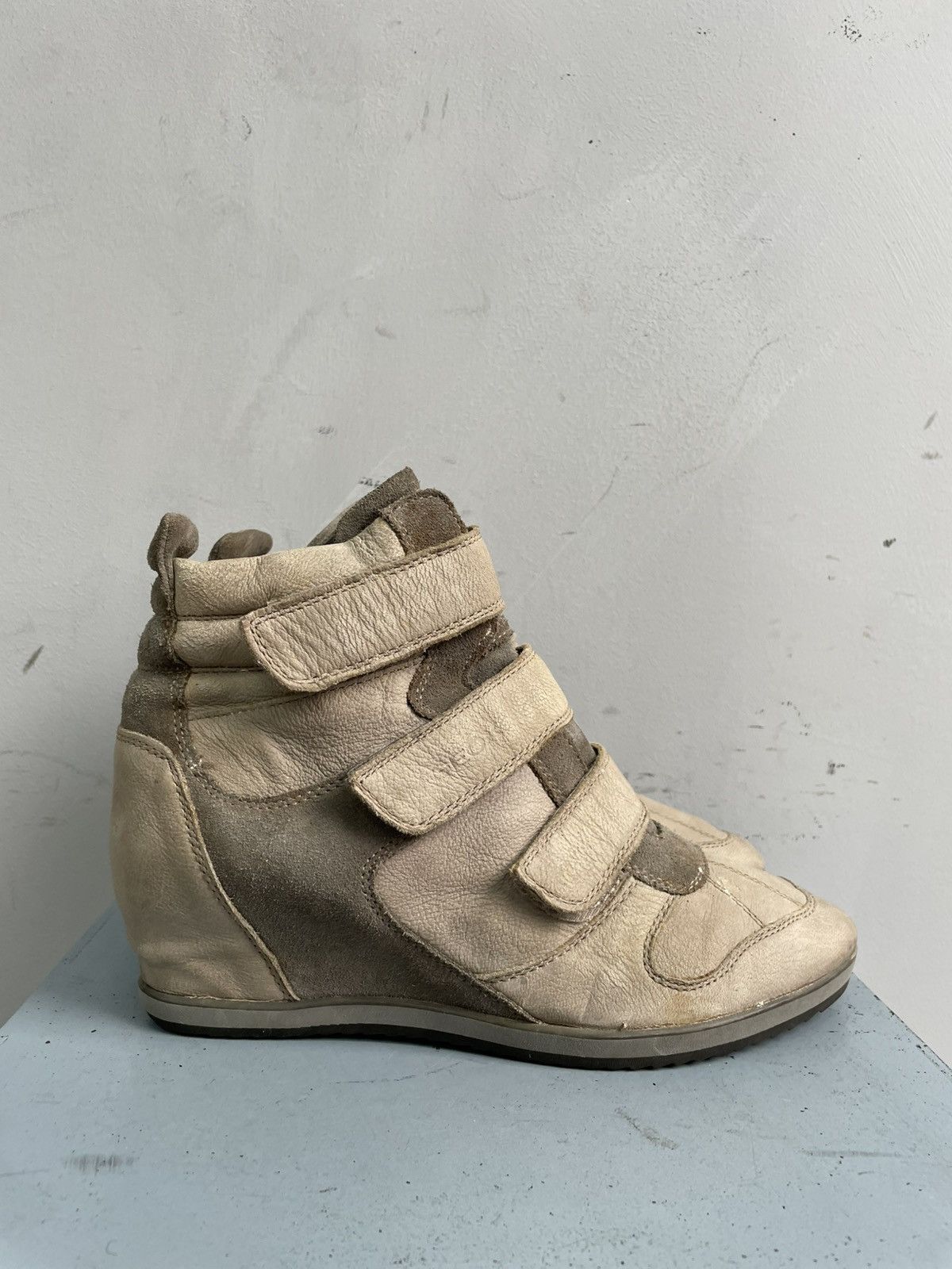 Geox Heel leather boots Isabel Marant style wedge sneakers y2k Size US 9 / IT 39 - 8 Thumbnail