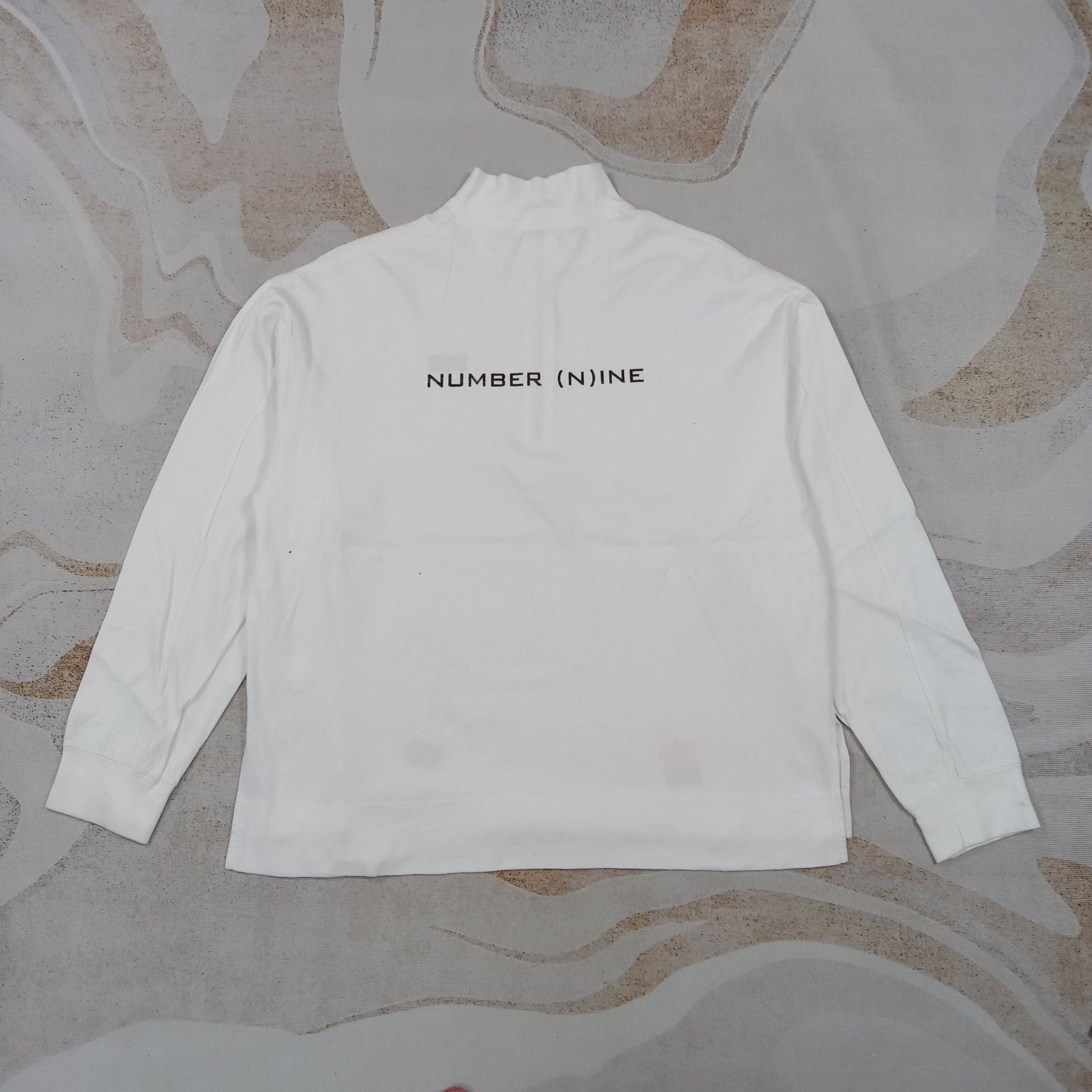 Number (N)ine Number Nine Half Zipper Sweatshirt C276N54 Size US XL / EU 56 / 4 - 1 Thumbnail