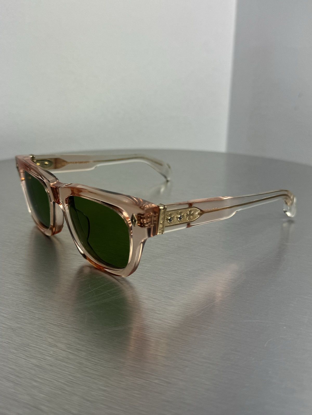 Chrome Hearts Chrome Hearts Dick Fitzener Crystal Glasses