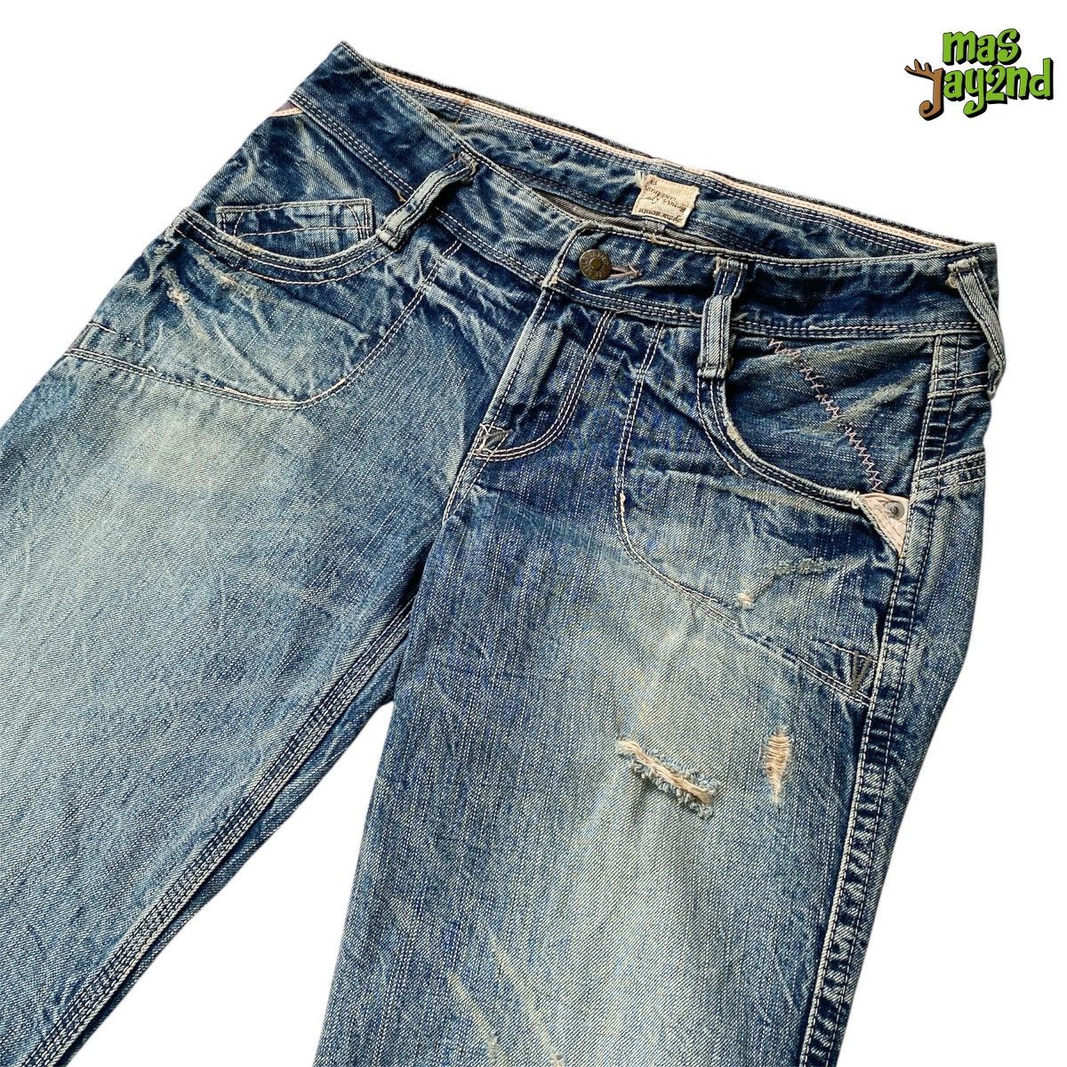 Japanese Brand Brappers Lady Vintage Union Made kendrick lamar superbowl Size 29" - 5 Thumbnail