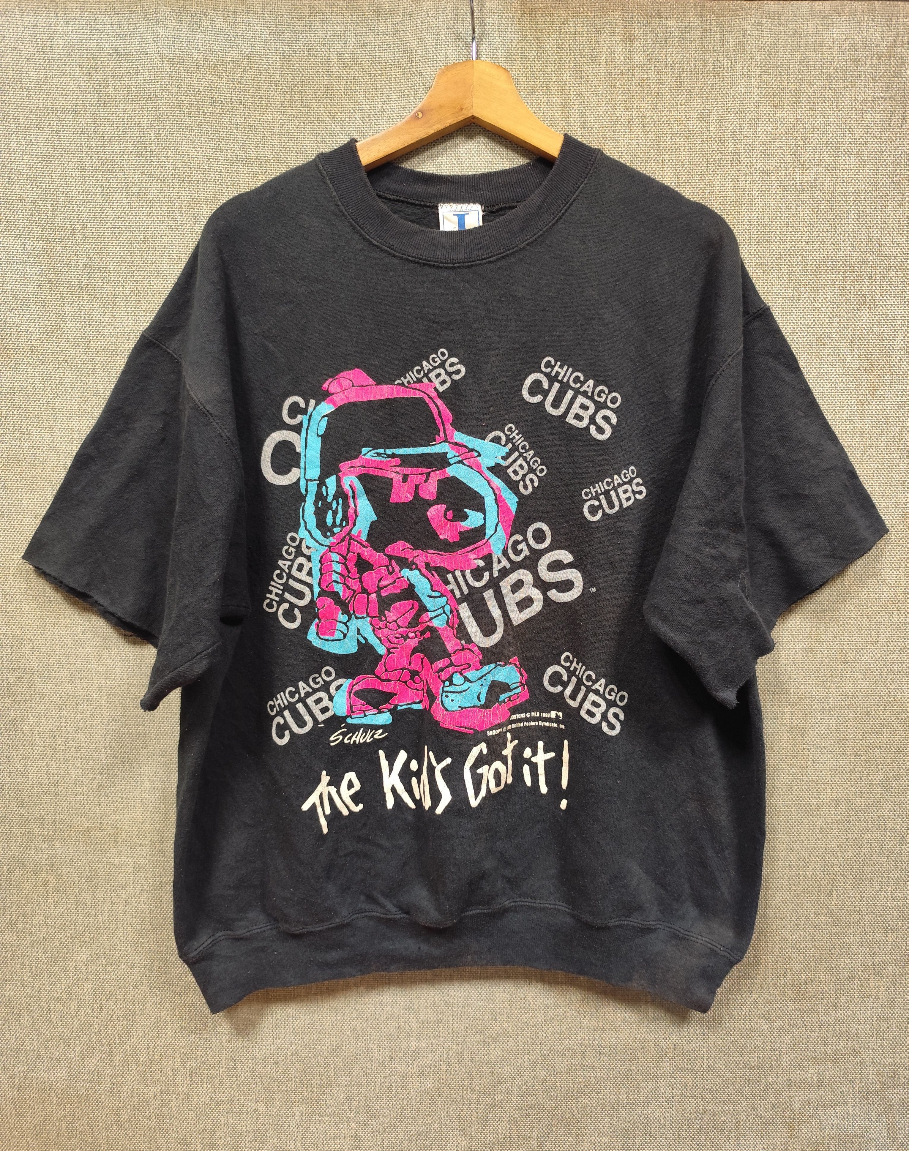 MLB × Peanuts × Vintage vintage 90s sweatshirt jostens sportwear chicago cubs Size US L / EU 52-54 / 3 - 1 Thumbnail